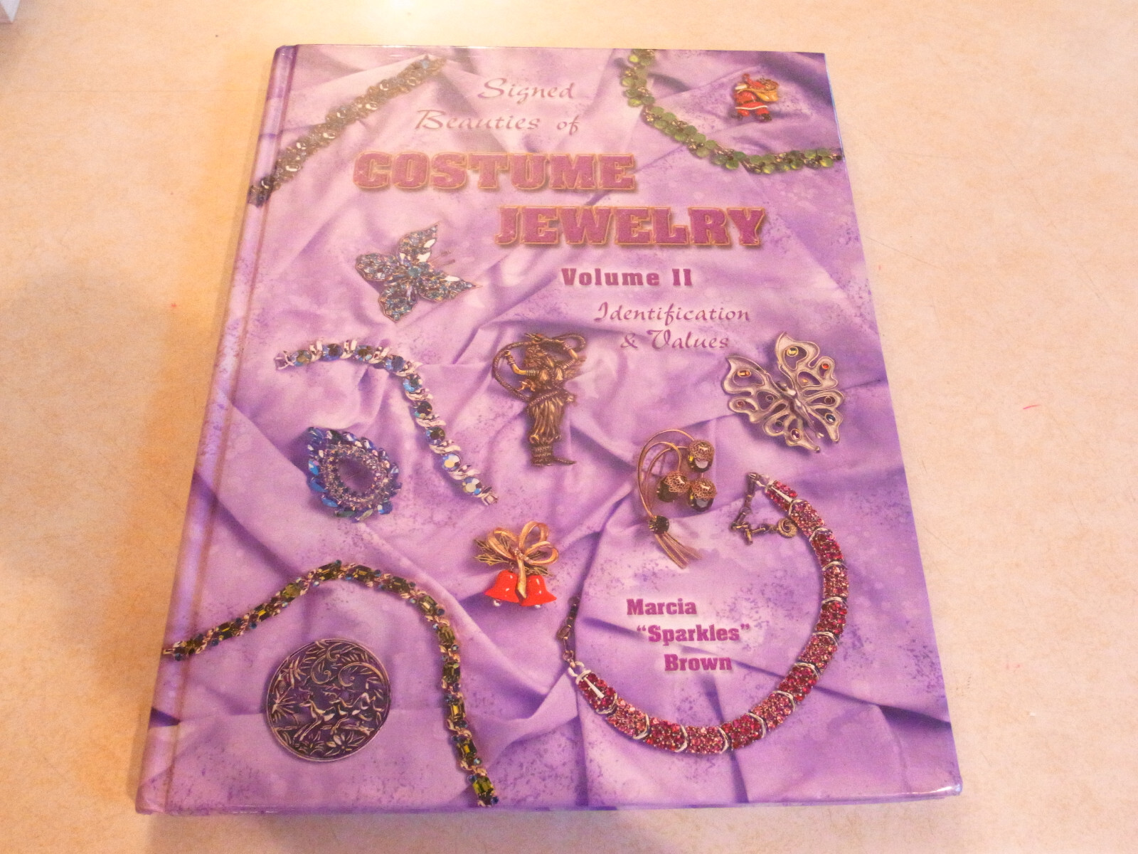 Signed Beauties of Costume Jewelry ID Values Book Marcia Sparkles Brown Volume 2