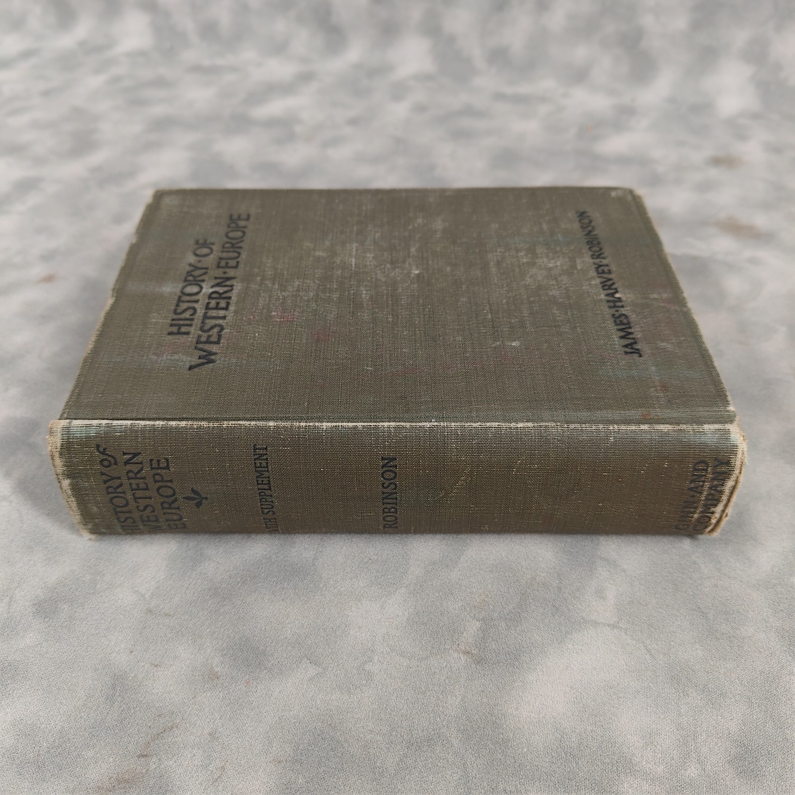 An Introduction to the History of Western Europe Robinson 1918 Ginn HC