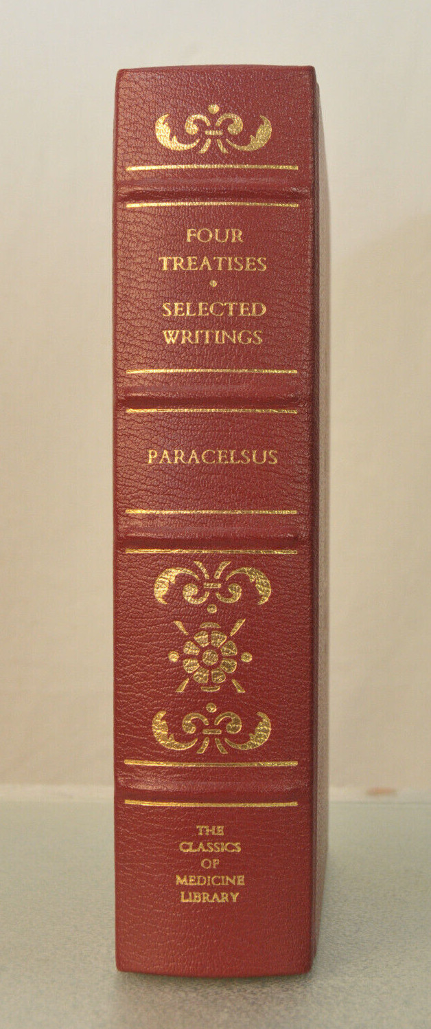 The Classics of Medicine Library „Four Treatises Paracelsus“ Sigerist Leather HC