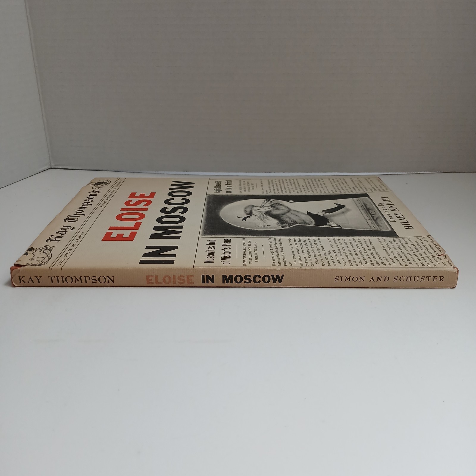 Eloise in Moscow Kay Thompson 1st Edition 1959 Vintage Childrens Book HC Russia