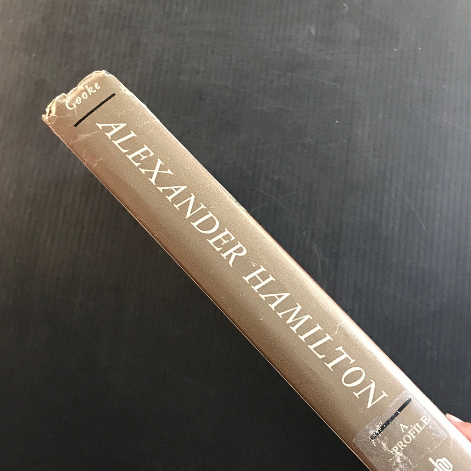 Alexander Hamilton Profile Jacob E. Cooke 1967 American History Biography