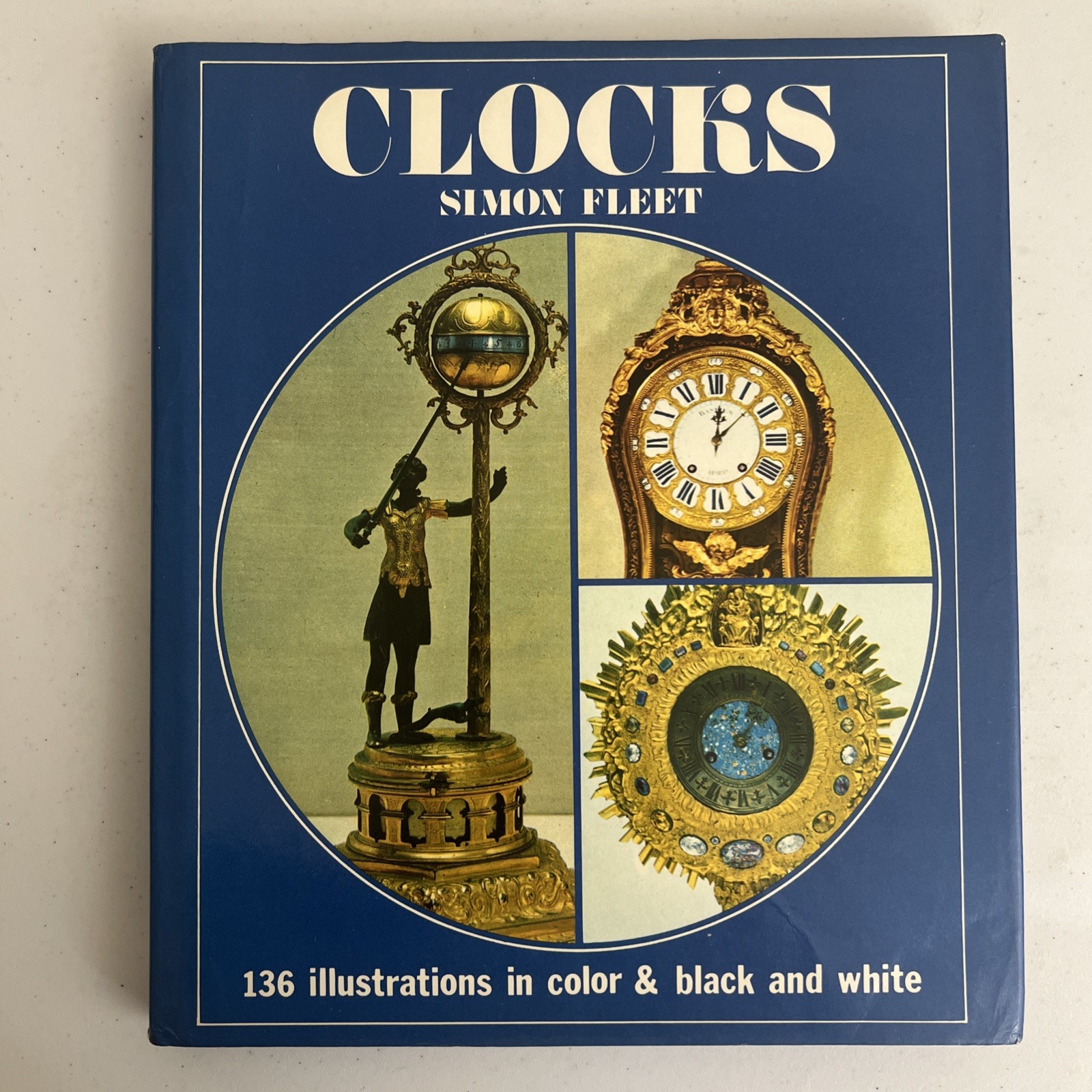 CLOCKS Simon Fleet 136 illustrations 96 pages BEAUTIFUL OLD CLOCKS color & b/w