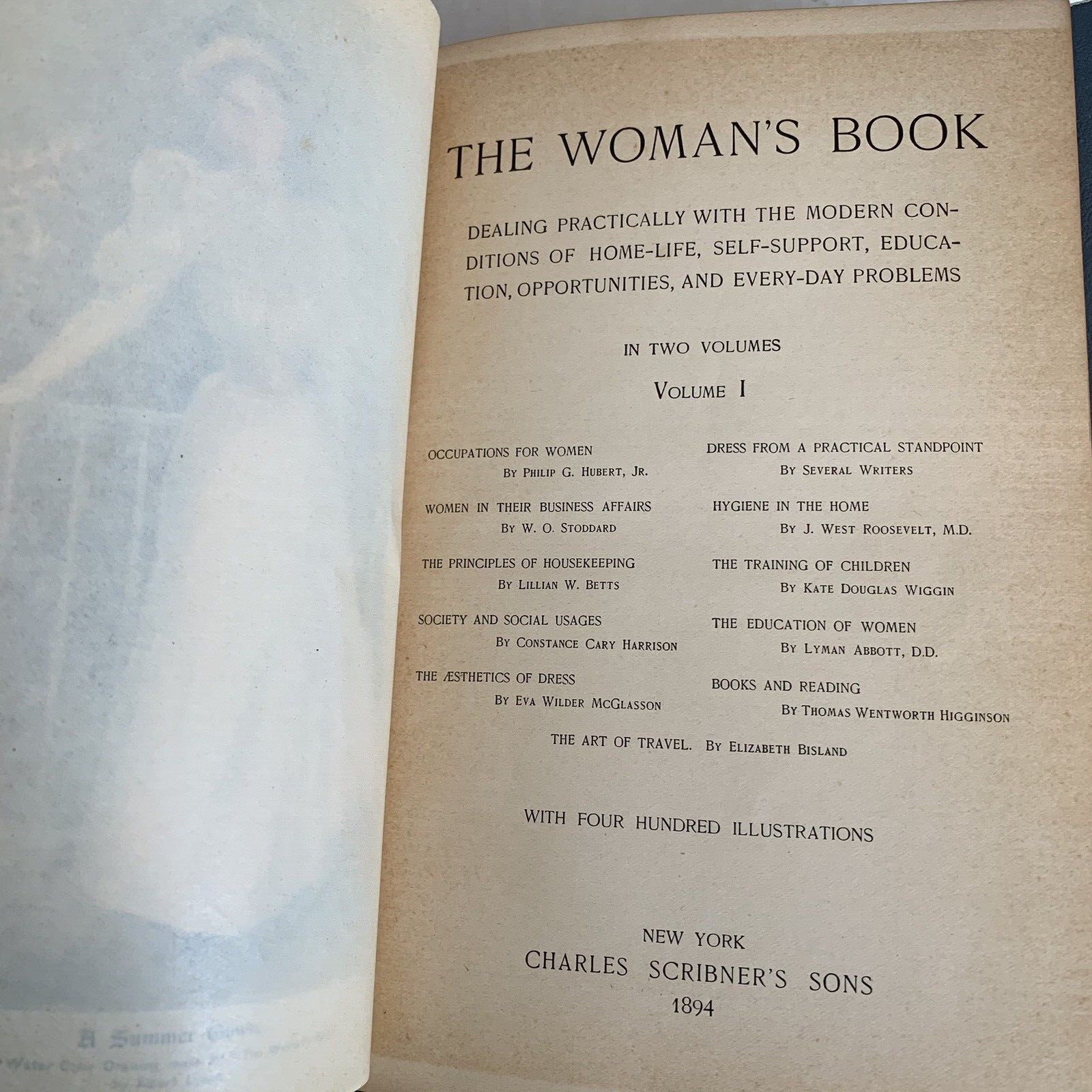 The Woman’s Book Advice Instruction Volumes 1 and 2 Scribners 1894 Americana