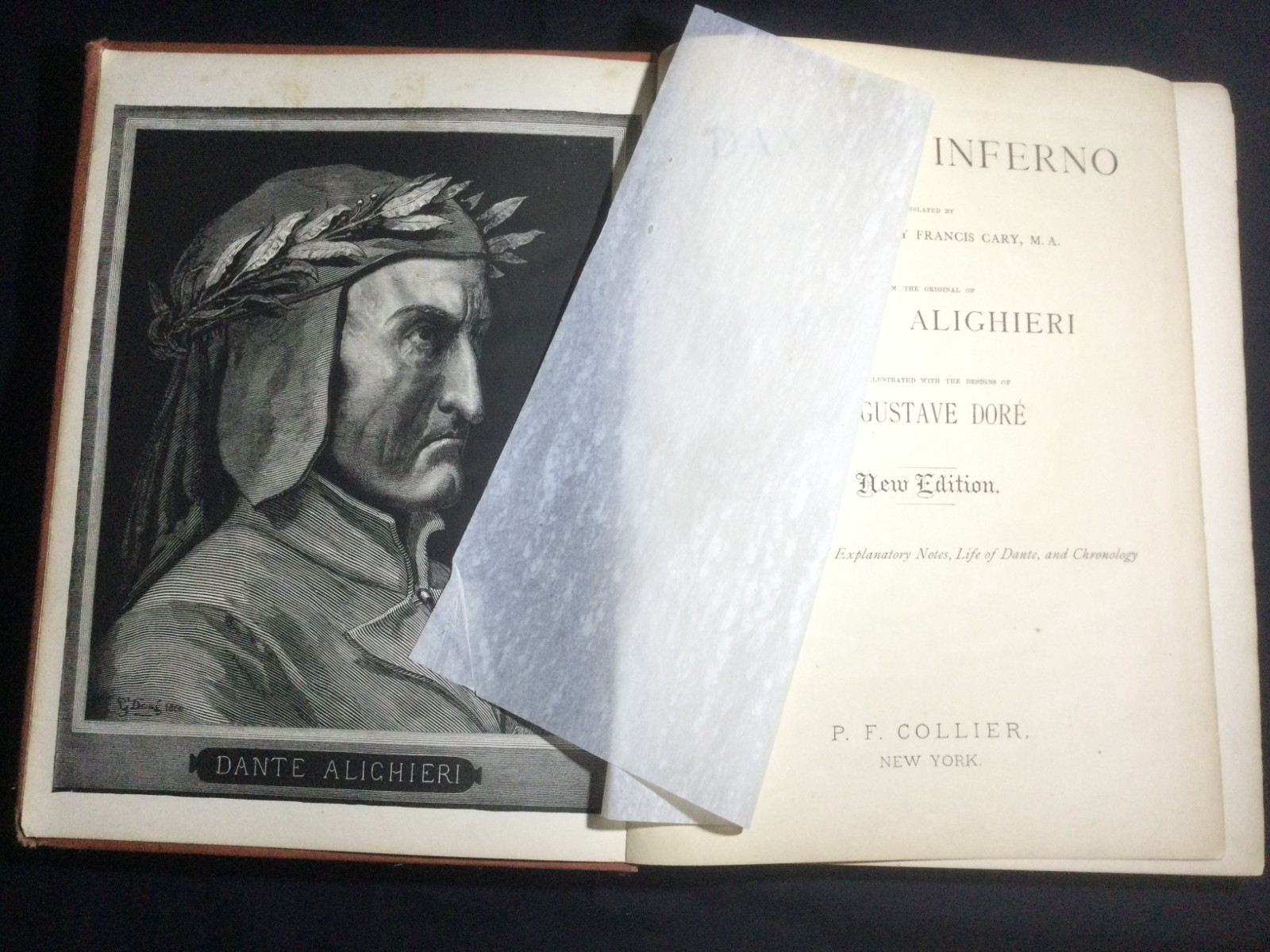 „Dante’s Inferno“ Tr. H. Cary. Pub. Collier, 1884. Illus: Gustave Doré