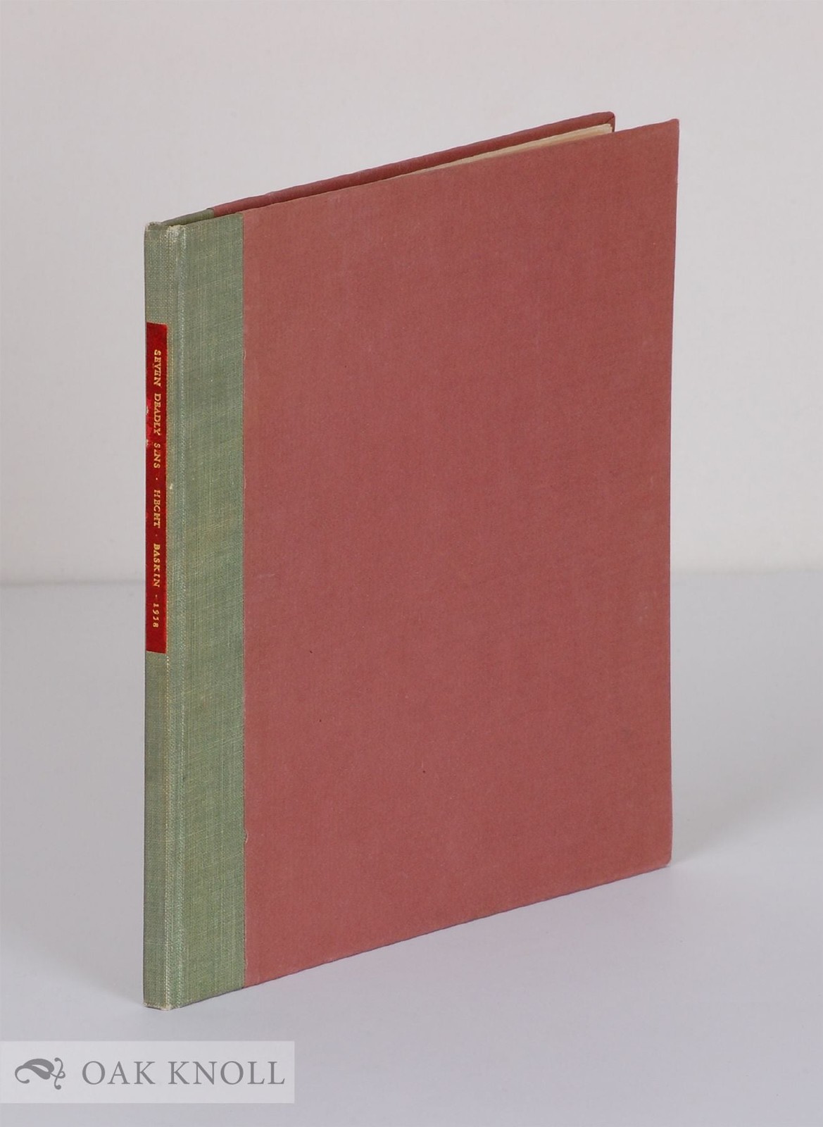 Anthony Hecht / SEVEN DEADLY SINS.|THE 1958
