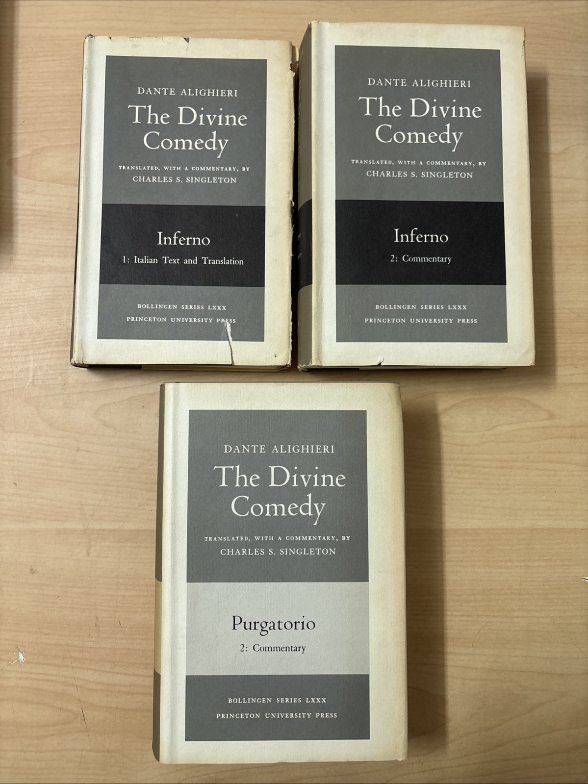 Lot 6 Dante Alighieri The Divine Comedy Charles Singleton Bollingen Series Set