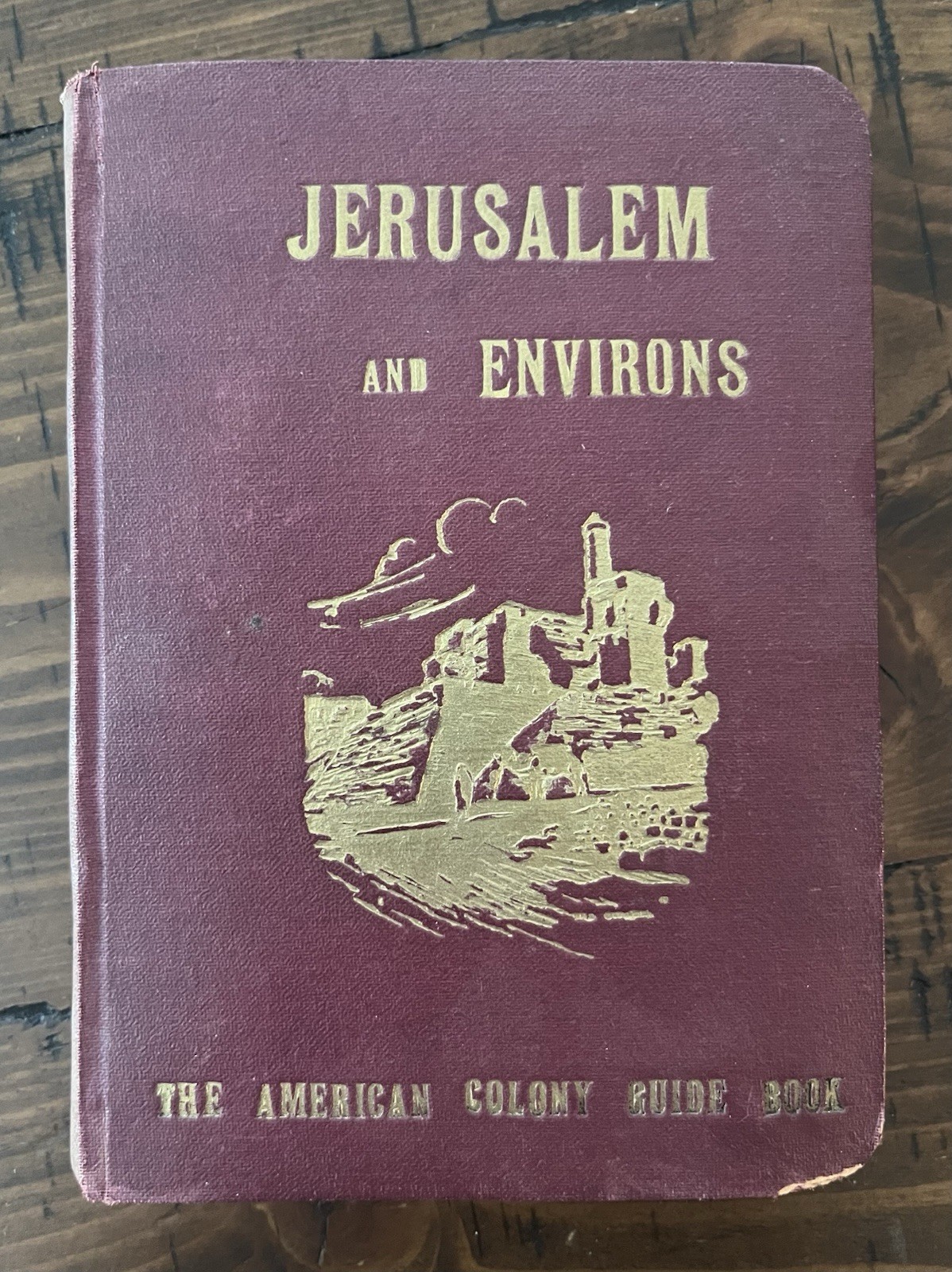 JERUSALEM ENVIRONS American Colony Guide Book 1925 Map Palestine Travel Galilee