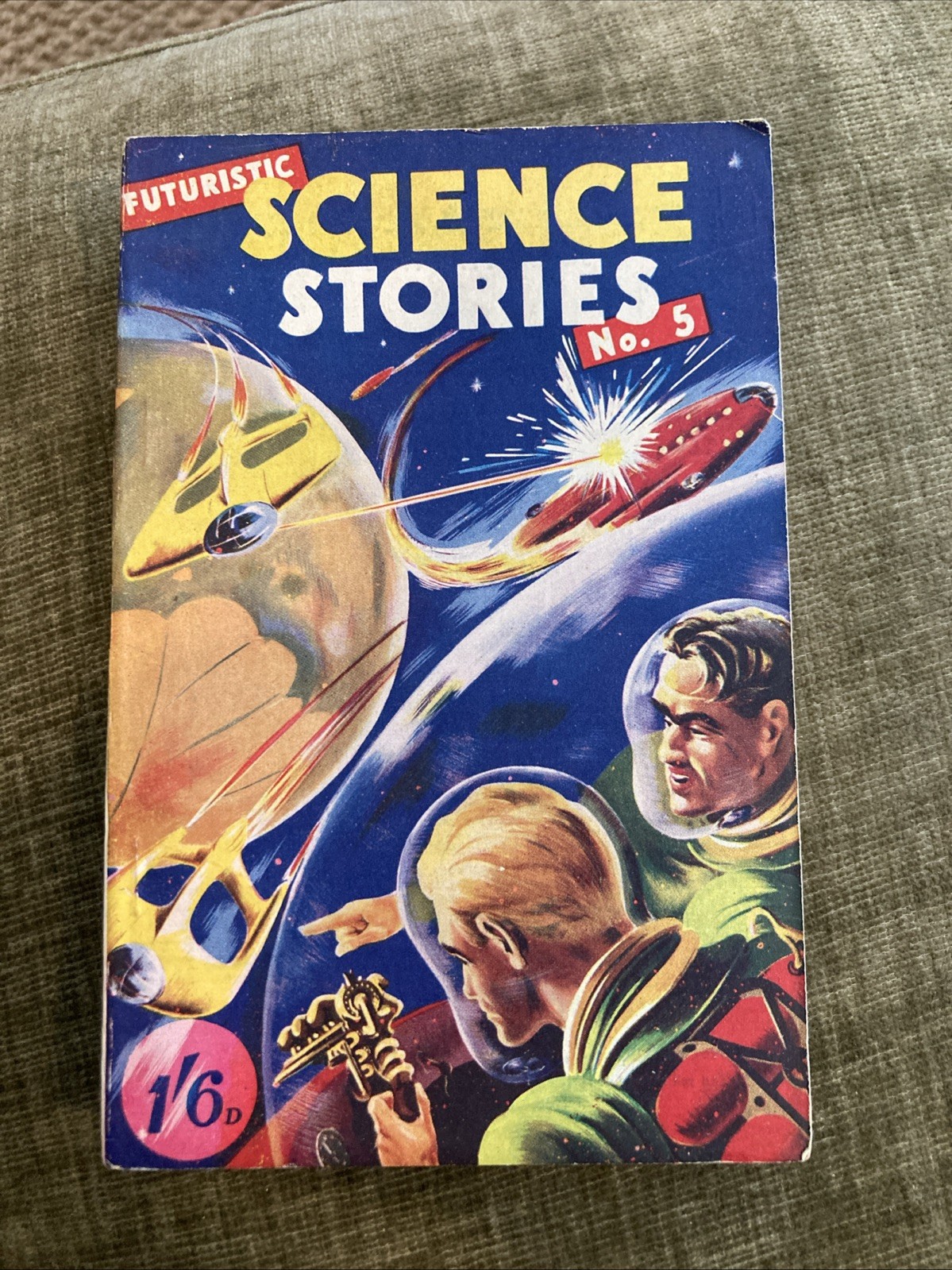 SF digest Vintage Pb, Futuristic Science Stories 5, Spencer 1953?, VG+