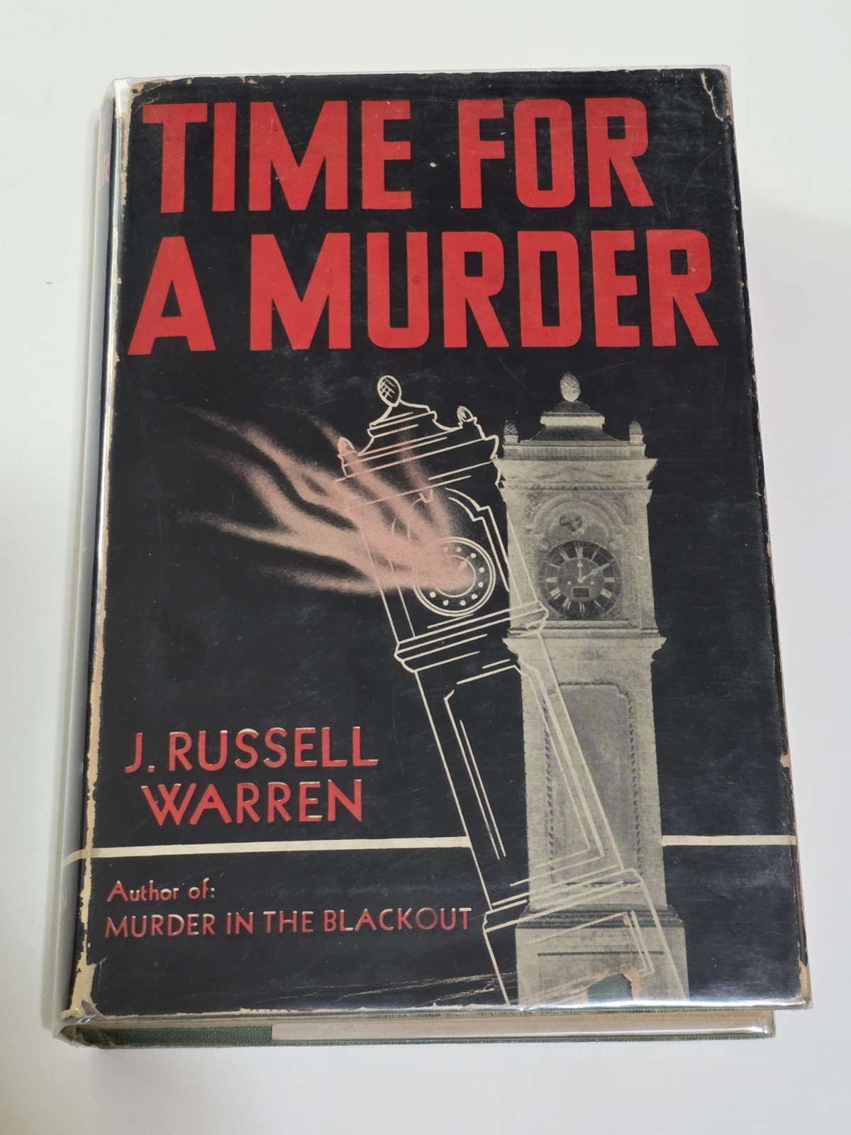 Time For A Murder J. Russell Warren Sheridan House 1941 1st Ed HCDJ