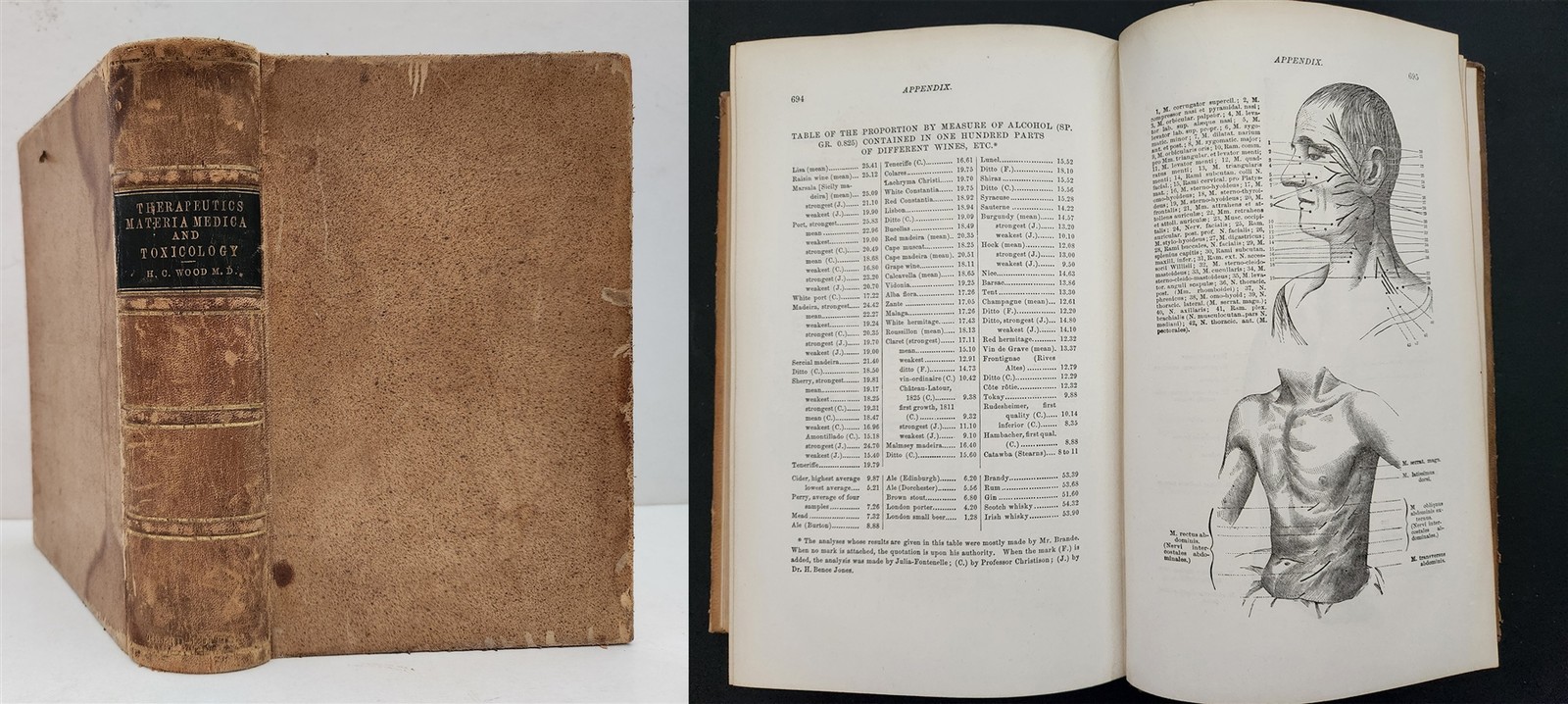 1870s antique MEDICAL MATERIA MEDICA & THERAPEUTICS 720pp morphia opium cannabis