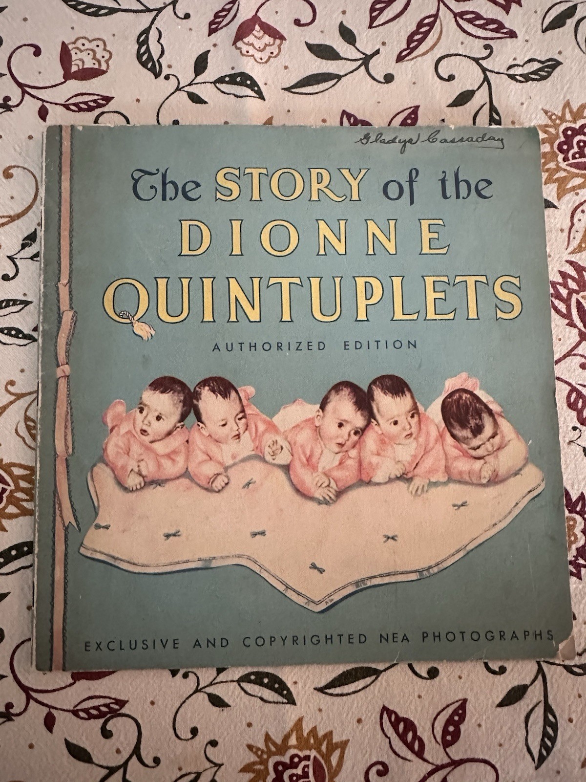 The Story Of The Dionne Quintuplets Authorized Edition 1935 Whitman Publishing