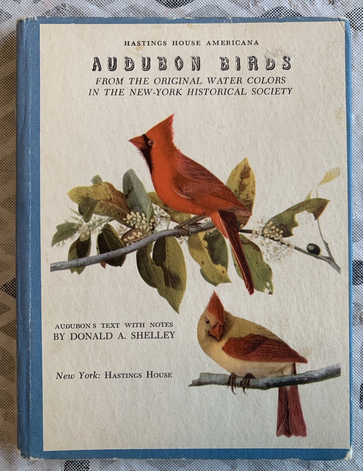 Audubon Birds by Donald A. Shelley 1946 Hastings House Americana Hardcover HC
