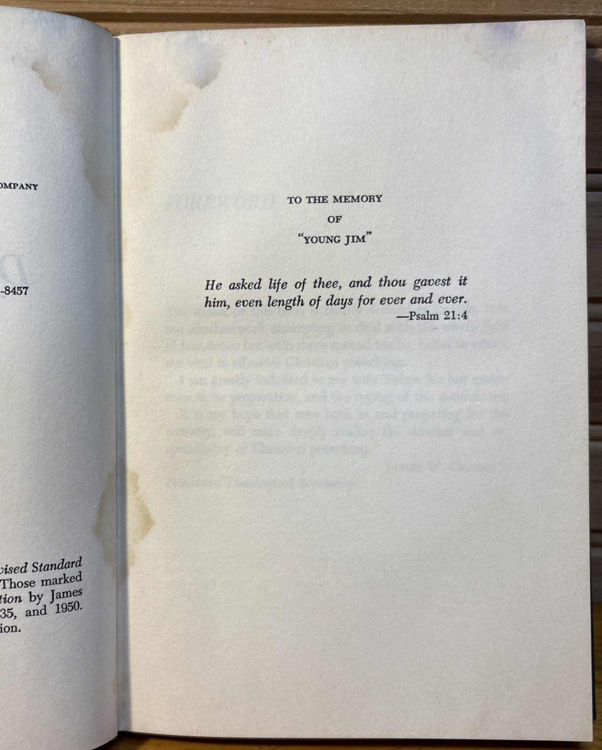DYNAMIC PREACHING By: James W. Clarke 1960 HB 1st Edition Ministry Christ Pastor