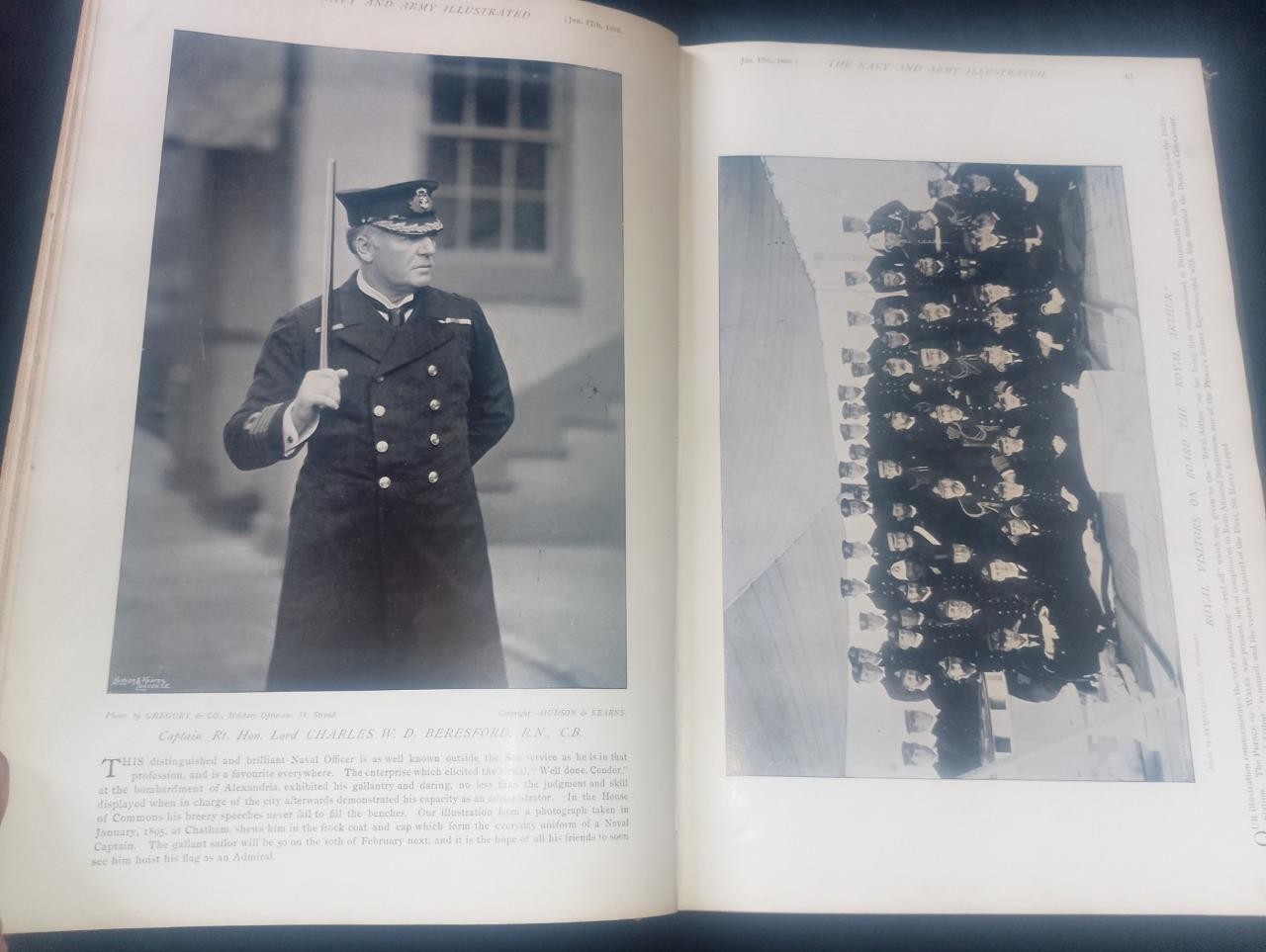 NAVY & ARMY ILLUSTRATED Vol. I 1895-6 miliary history magazine British Empire