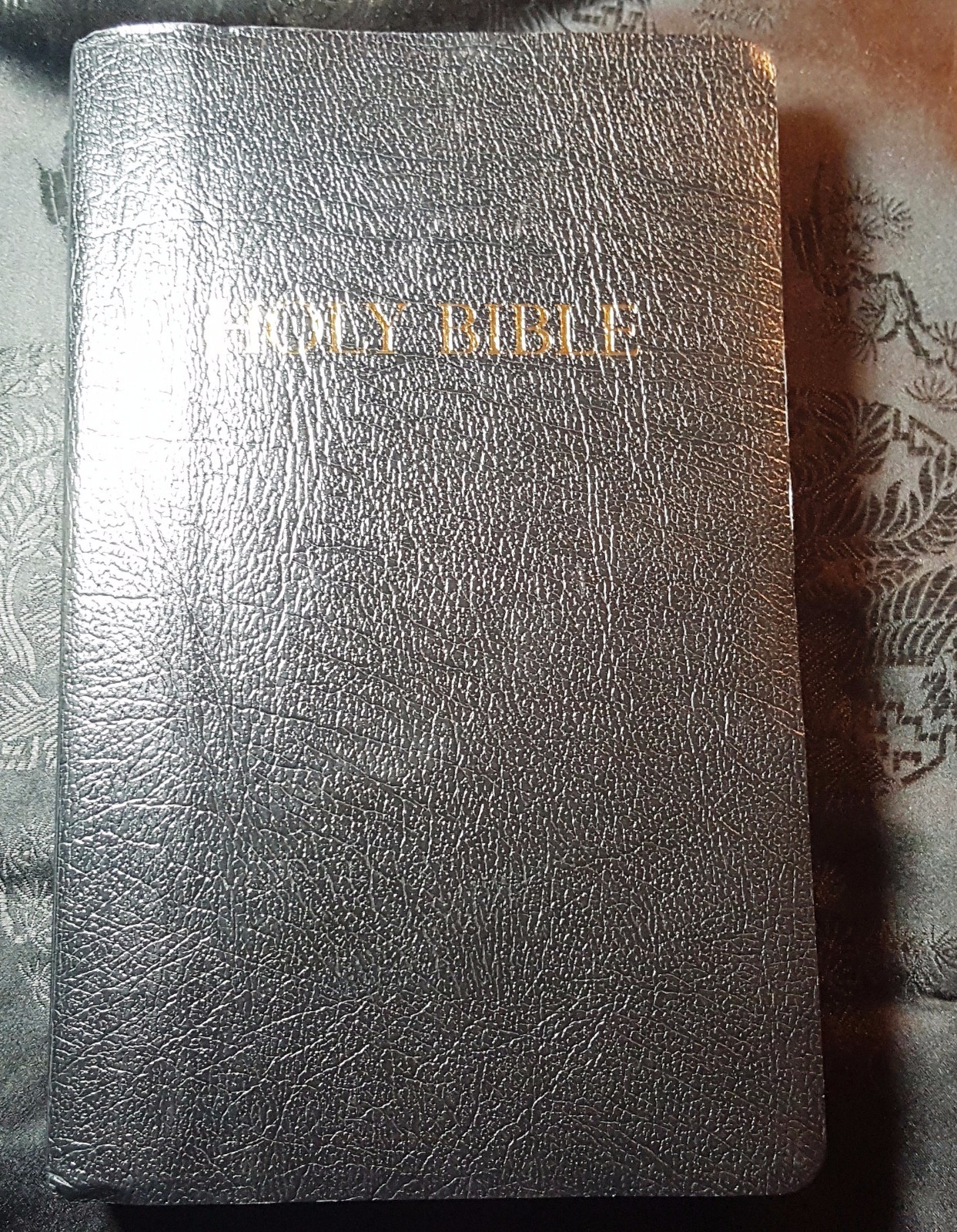 King James Version Bible Black Faux Leather KJV Hendrickson Bibles Red Letter