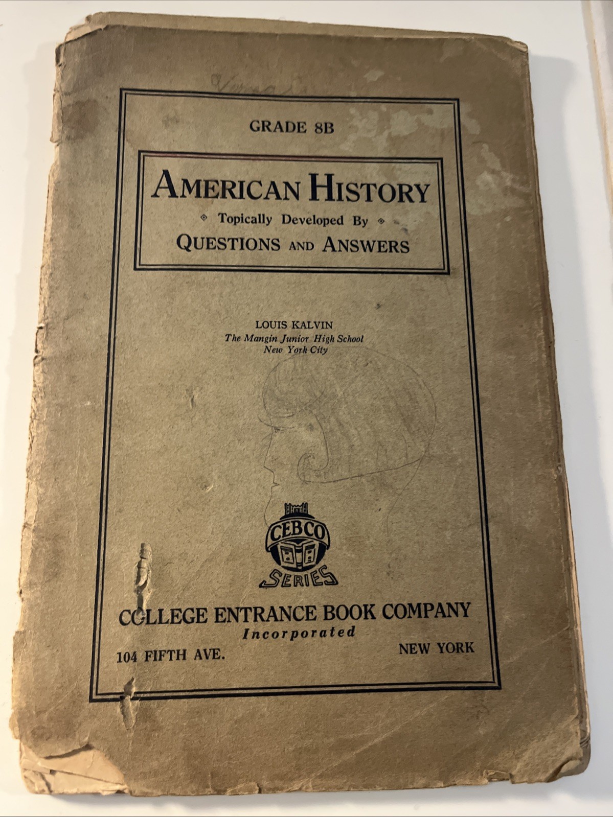 1928 American History Grade 8B Q&A Louis Kalvin Tariff Immigration Free Silver