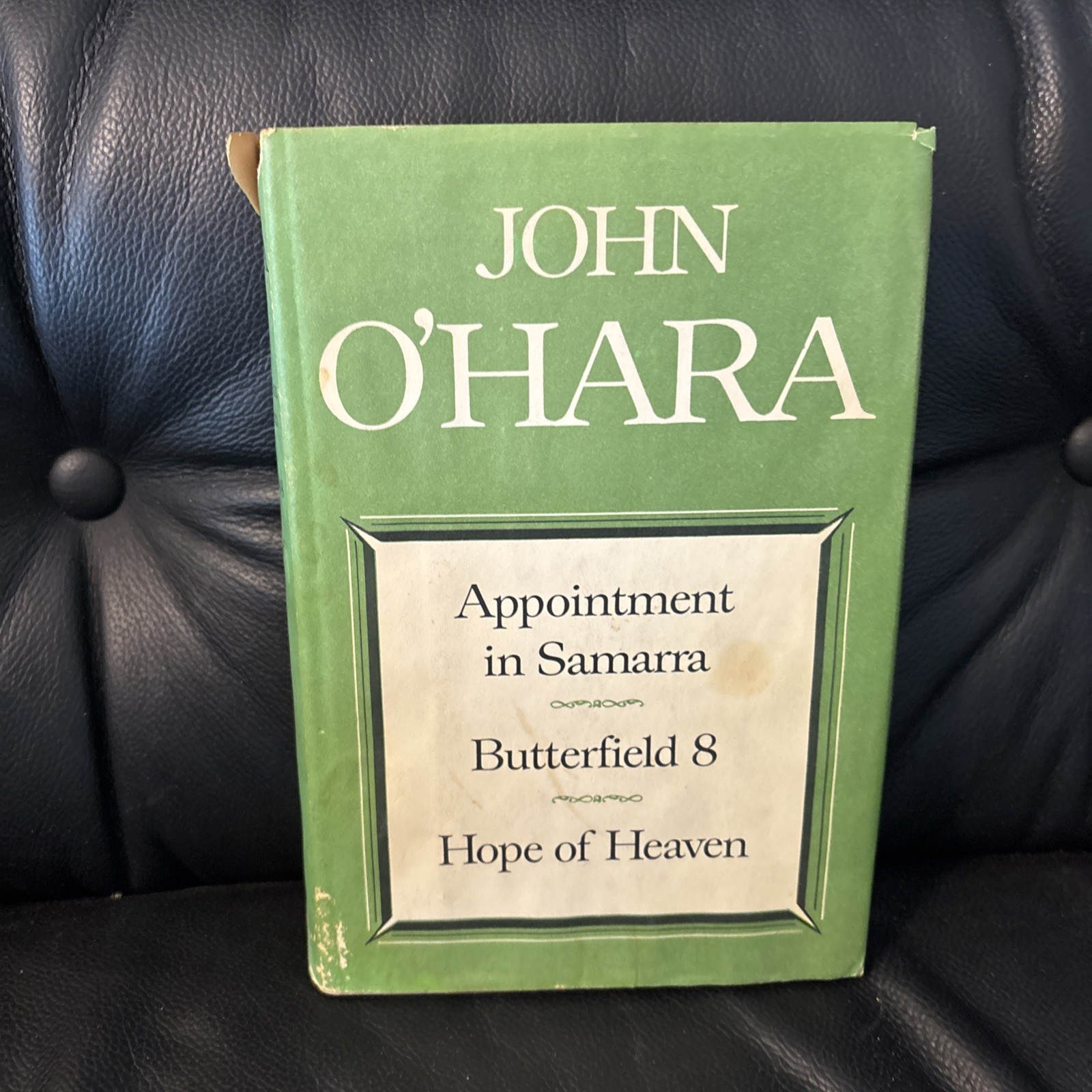 John O’Hara Appointment in Samarra, Butterfield 8, Hope of Heaven HC DJ 1934 Vtg