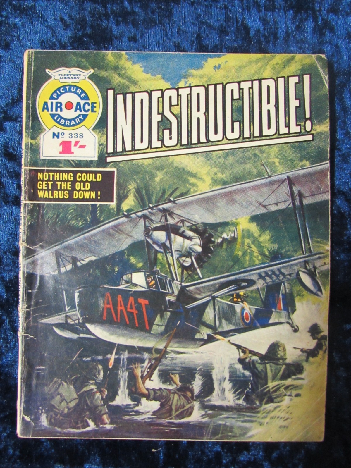 INDESTRUCTIBLE! – AIR ACE LIBRARY No. 338 – FLEETWAY 1967 – Paperback