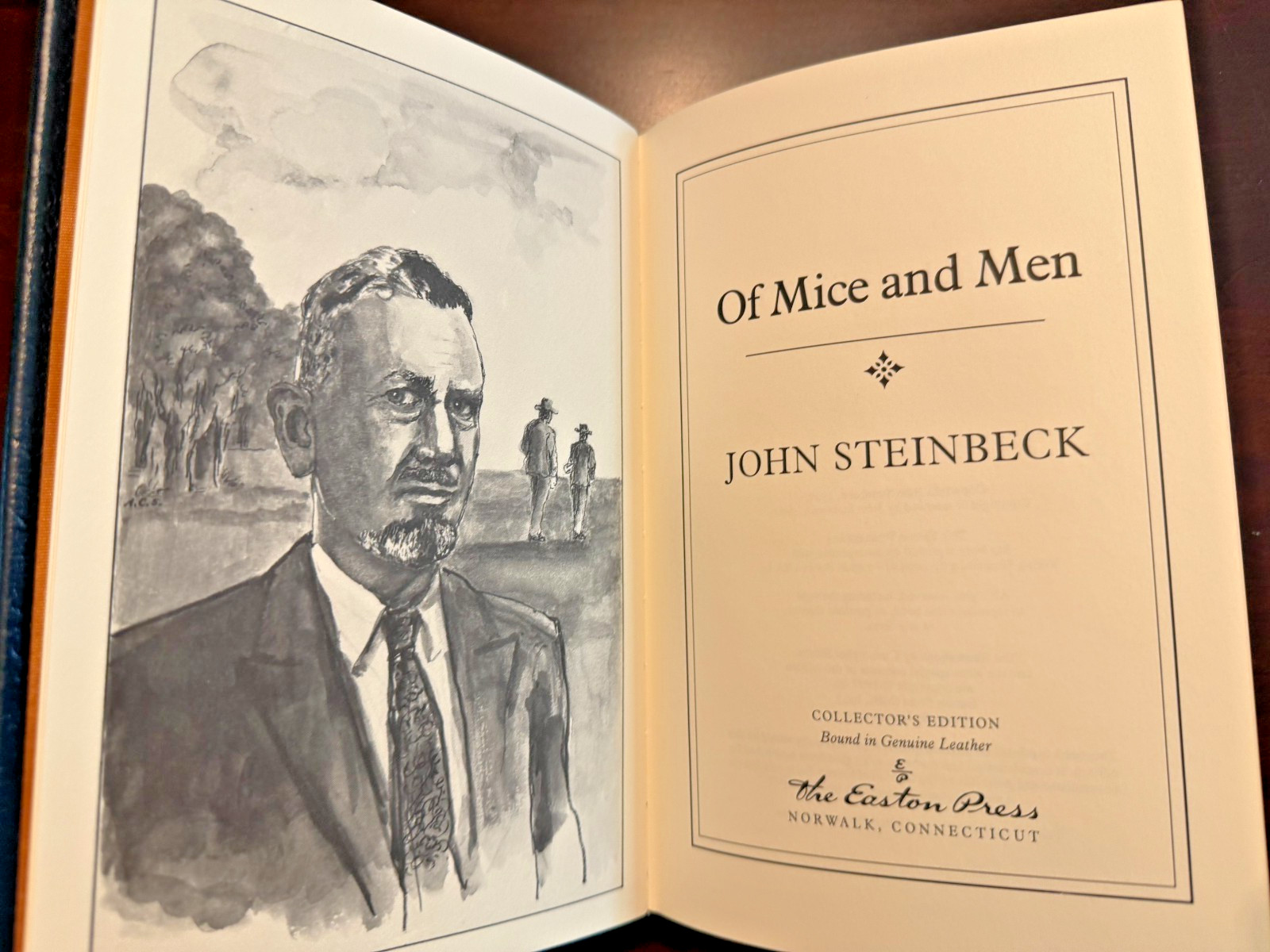JOHN STEINBECK Easton Press Collector’s Edition Six Volume Set