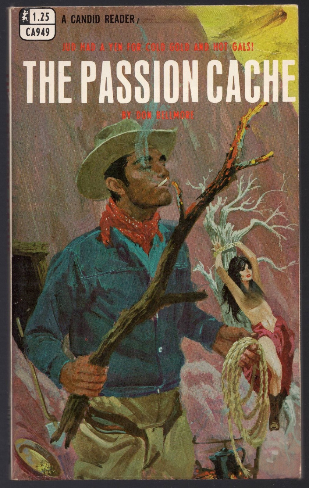 The Passion Cache Don Bellmore Vintage Sleaze GGA Bonfils Pulp Paperback Fine