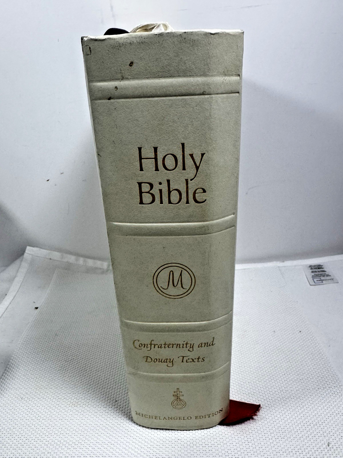 Holy Bible Michelangelo Edition Confraternity & Douay Texts Abradale Press 1965