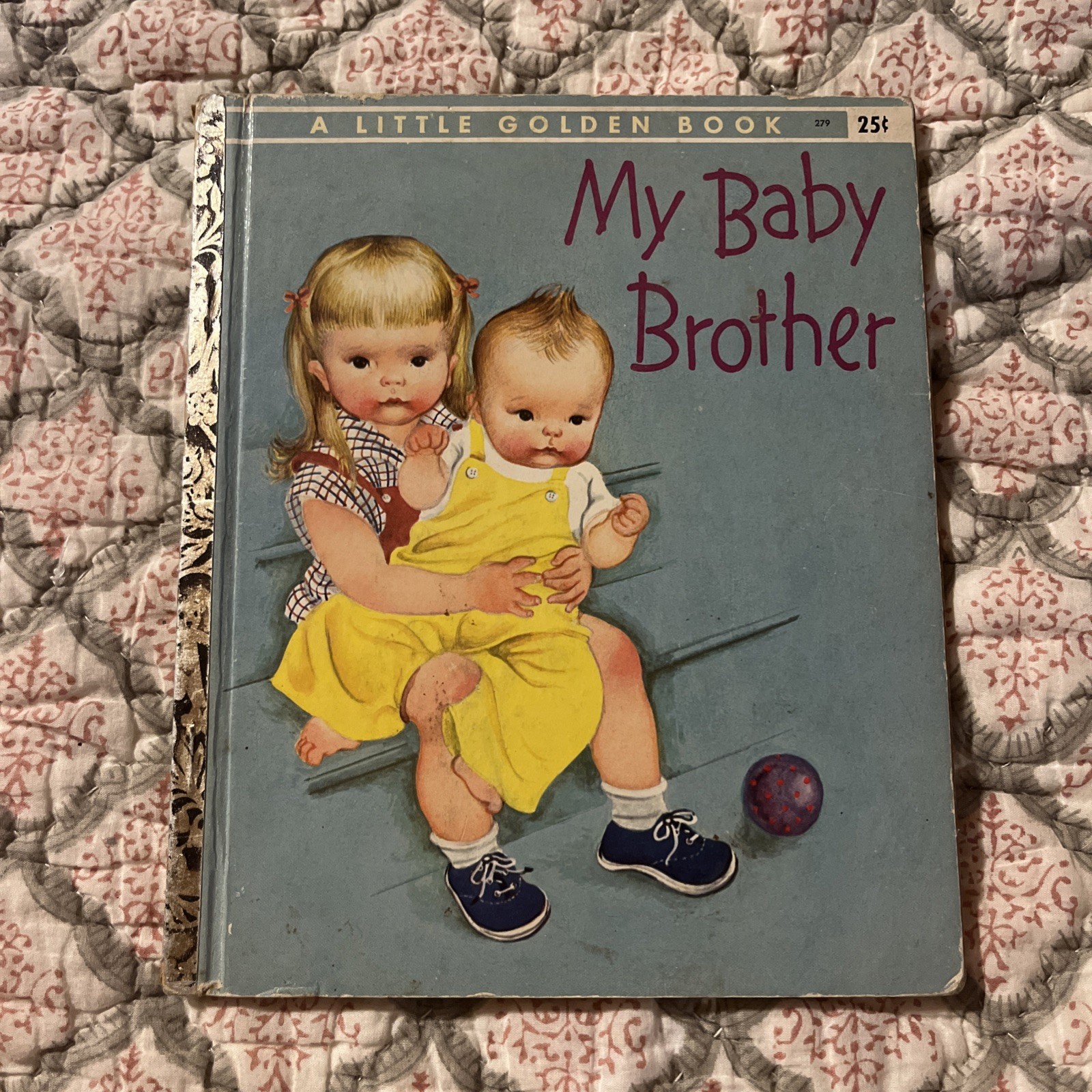 My Baby Brother Little Golden Book #279 Eloise Wilkin 1st EDITION A! Excellent!
