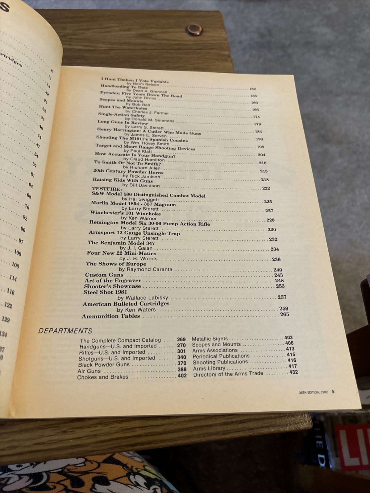 Gun Digest , Ken Warner 1982 Softcover , Worlds Greatest Gun Book