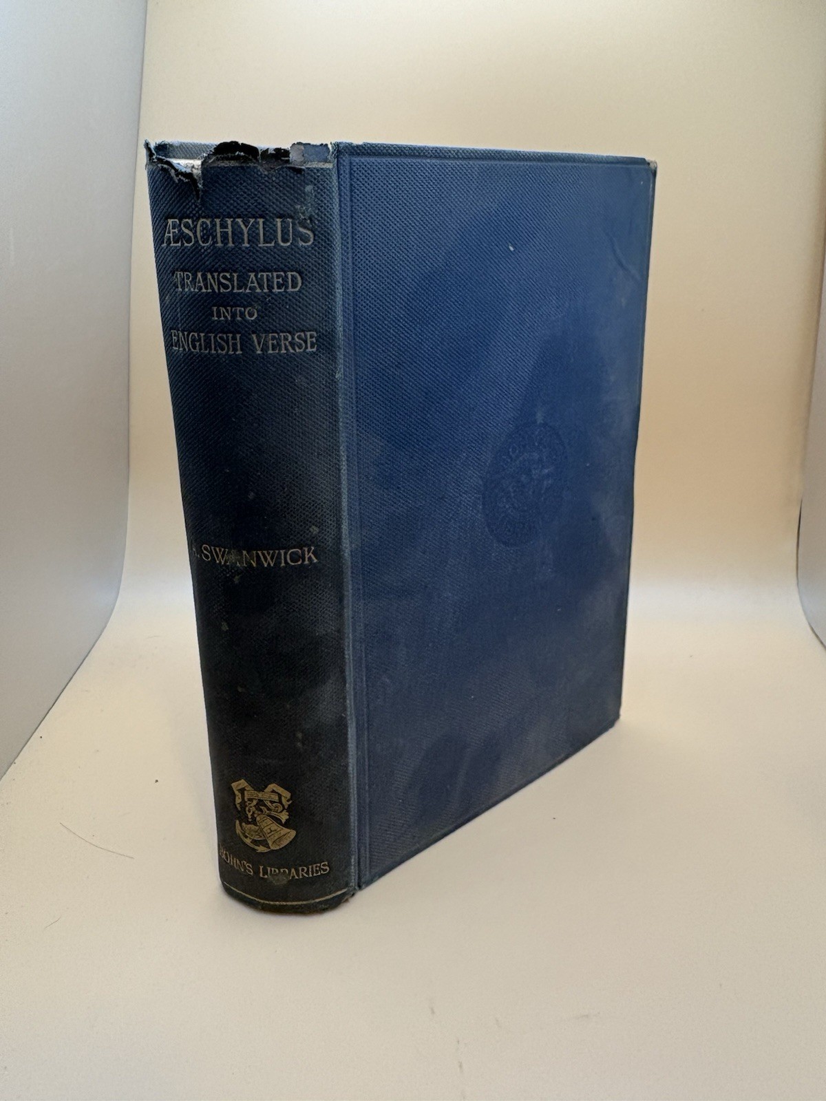 The Dramas of Aeschylus/1897/Anna Swanwick/Trans Bohn’s Classical Library/HC