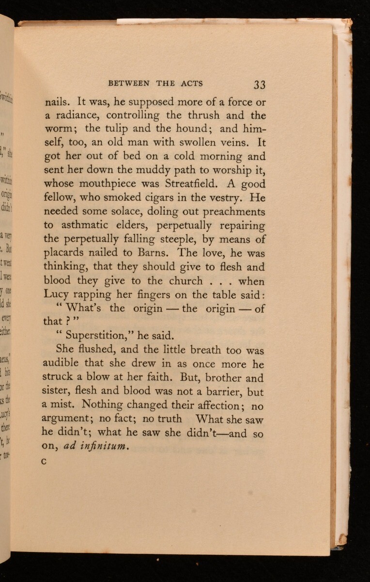 1941 Between the Acts by Virginia Woolf First Edition Dust Wrapper