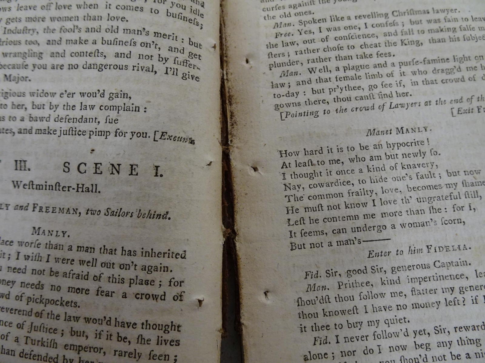 The Plain Dealer A Comedy 1768 William Wycherley N Nepecker