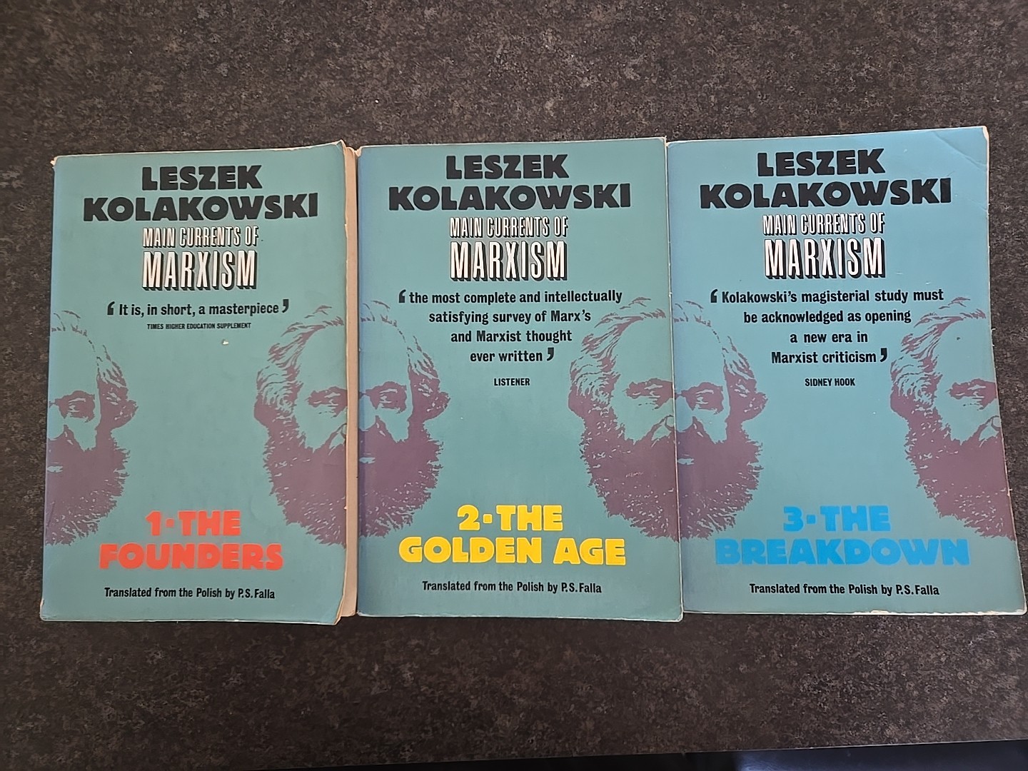 Main Currents of Marxism, Leszek Kolakowski, 1981, 3 Volume Set, Oxford
