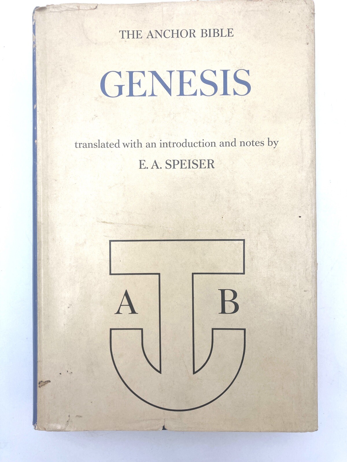 E. A. Speiser THE ANCHOR BIBLE Genesis 1st Edition 1st Printing 1964 Vtg HC DJ