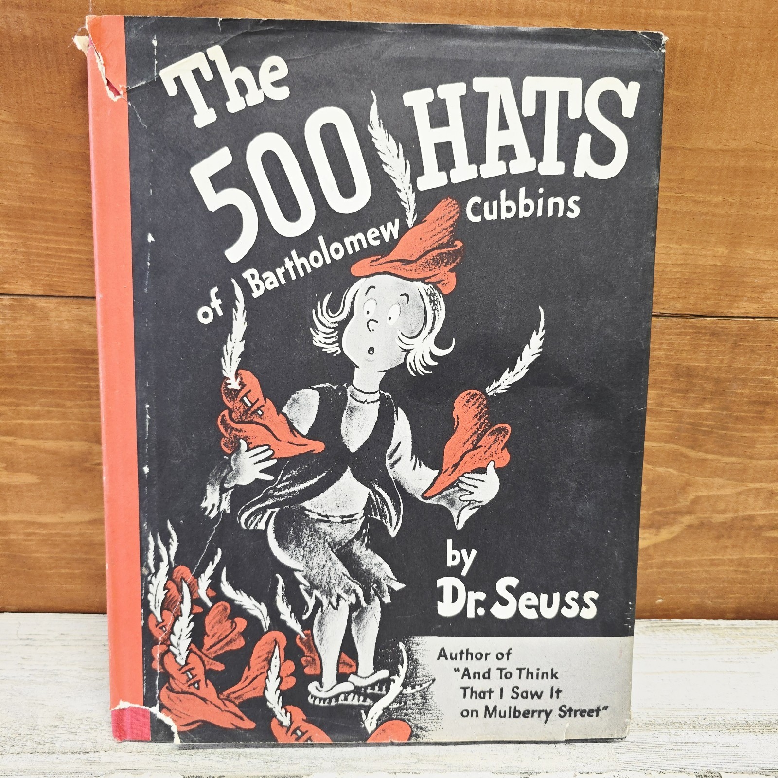 First Edition 1938 THE 500 HATS of Bartholomew Cubbins Dr. Seuss W Dust Jacket