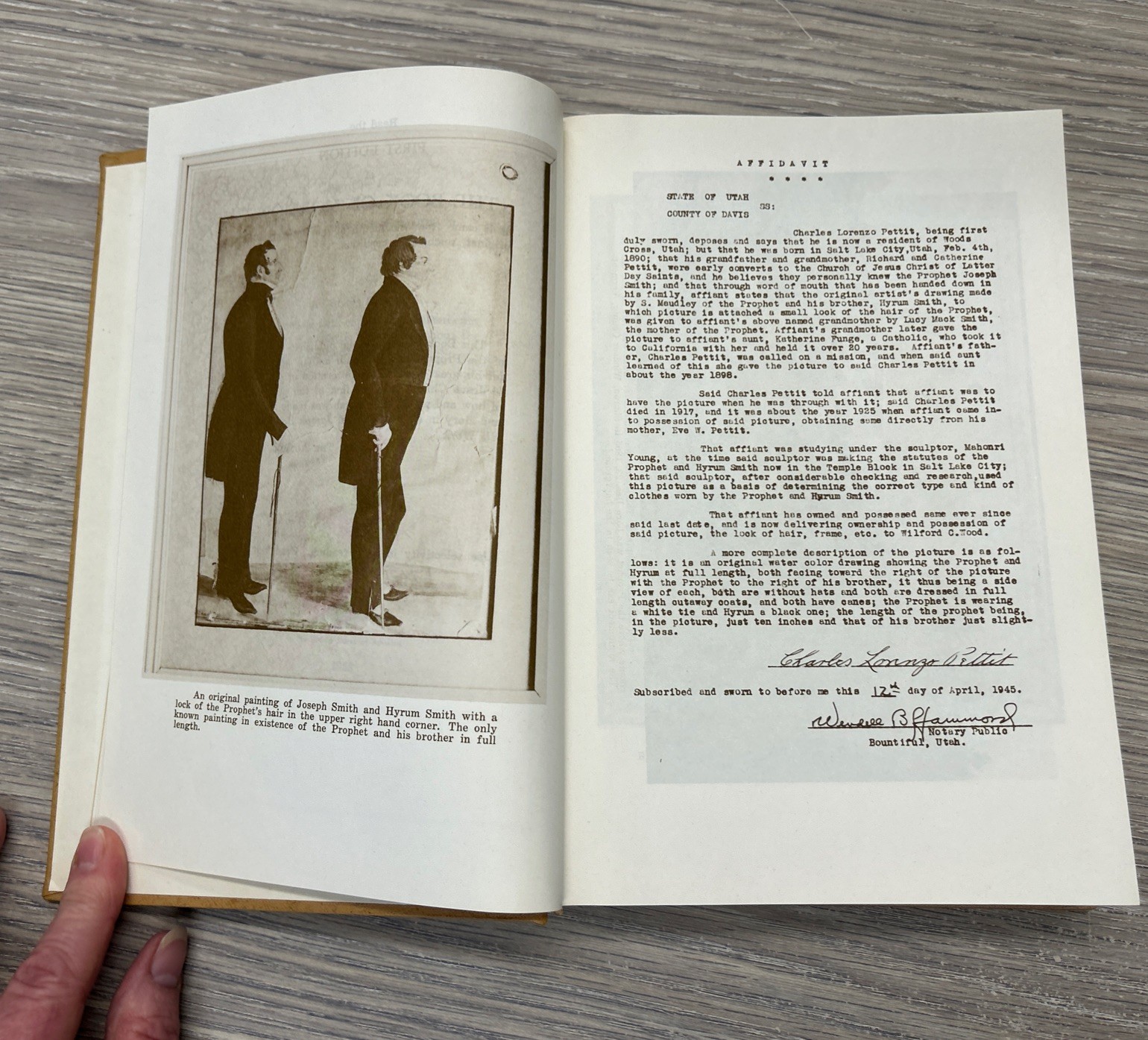 Joseph Smith Begins His Work – Vol 1. Wilford C. Wood (1958) Hardcover Book