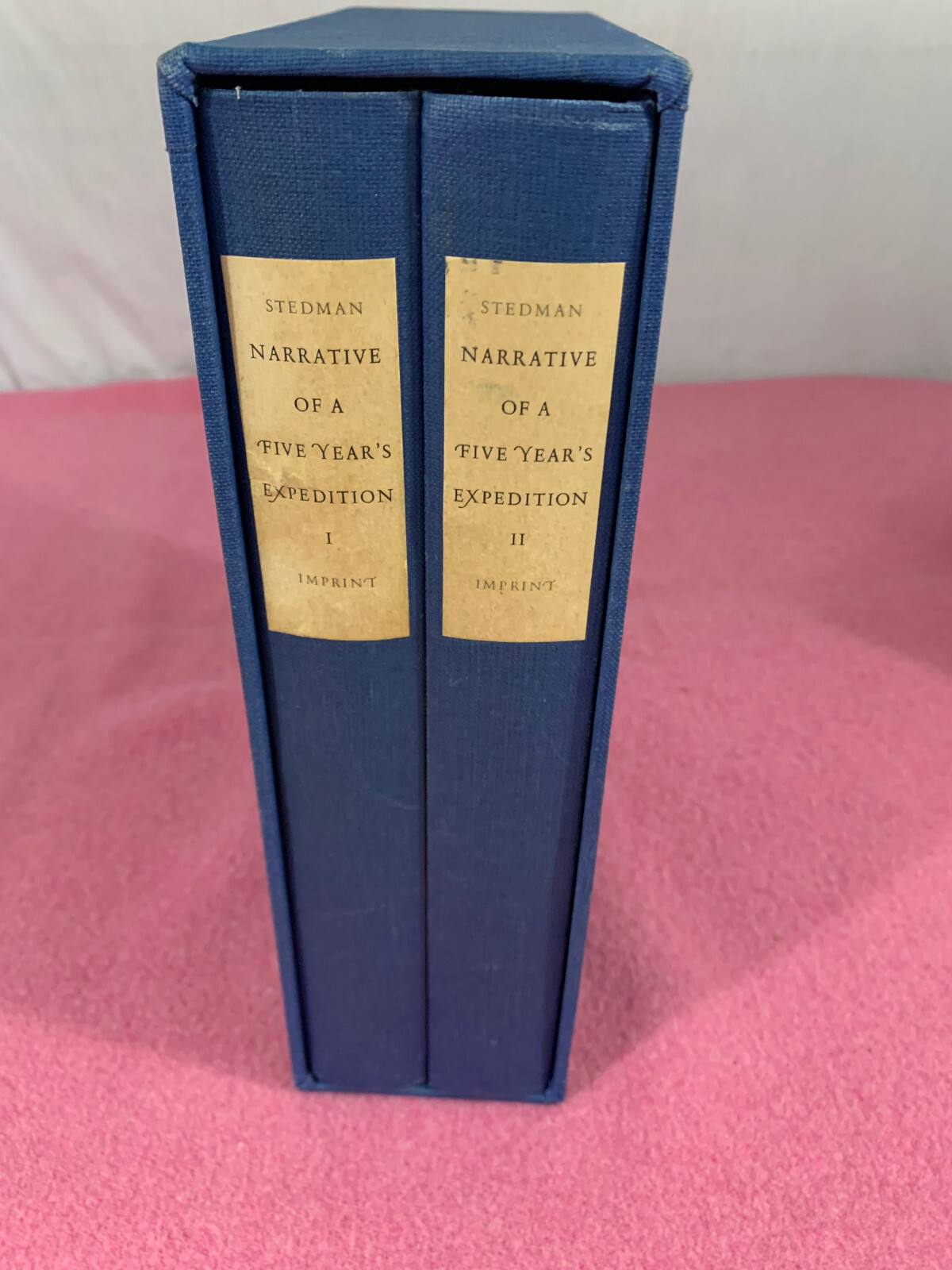 Narrative of a Five Year’s Expedition Stedman 2 Volumes in Slipcase Imprint 1971