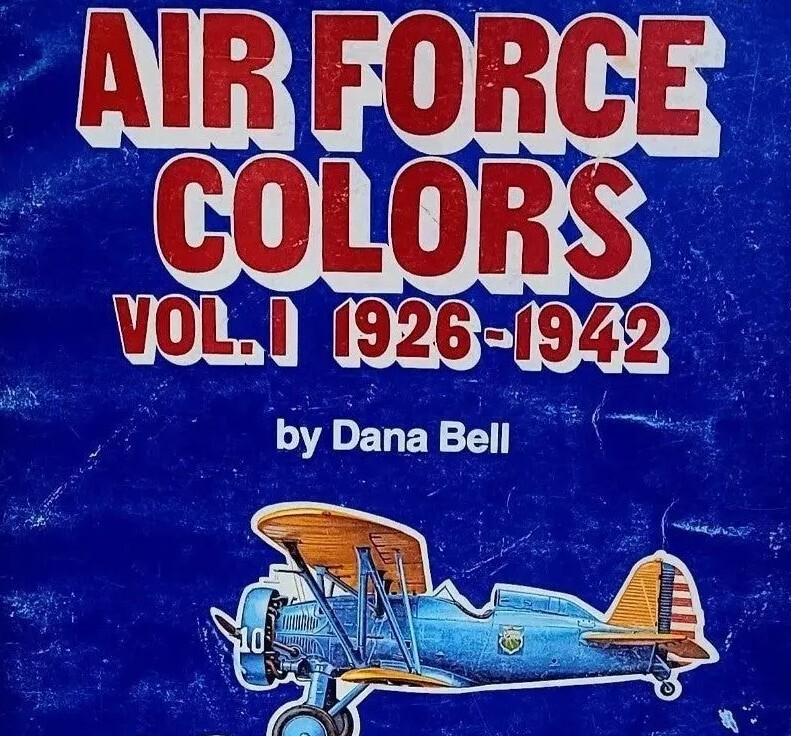 1979 Air Force Colors Military Planes History 1926-1942 Vol 1 Aviation 1st Ed