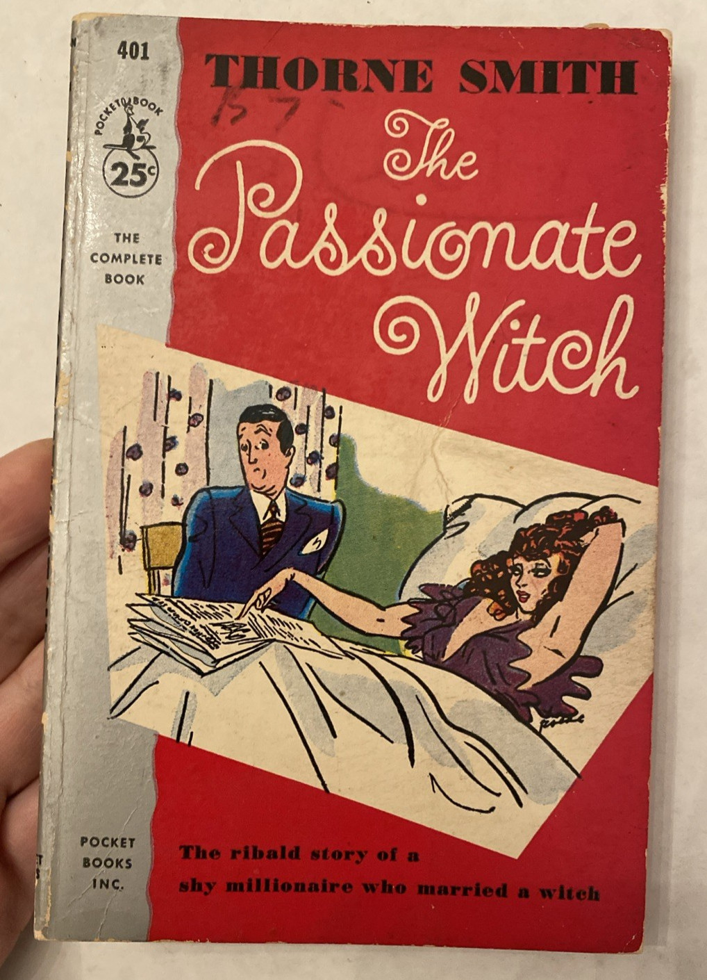 The Passionate Witch by Thorne Smith Pocket Books #401