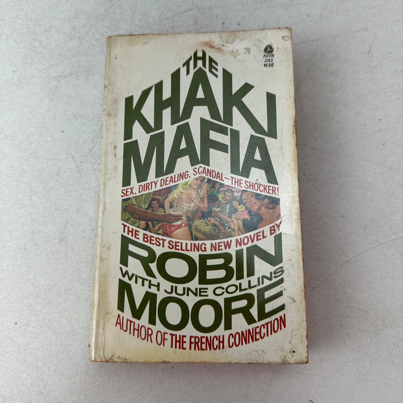 The Khaki Mafia Robin Moore June Collins SC 1972 Avon Books