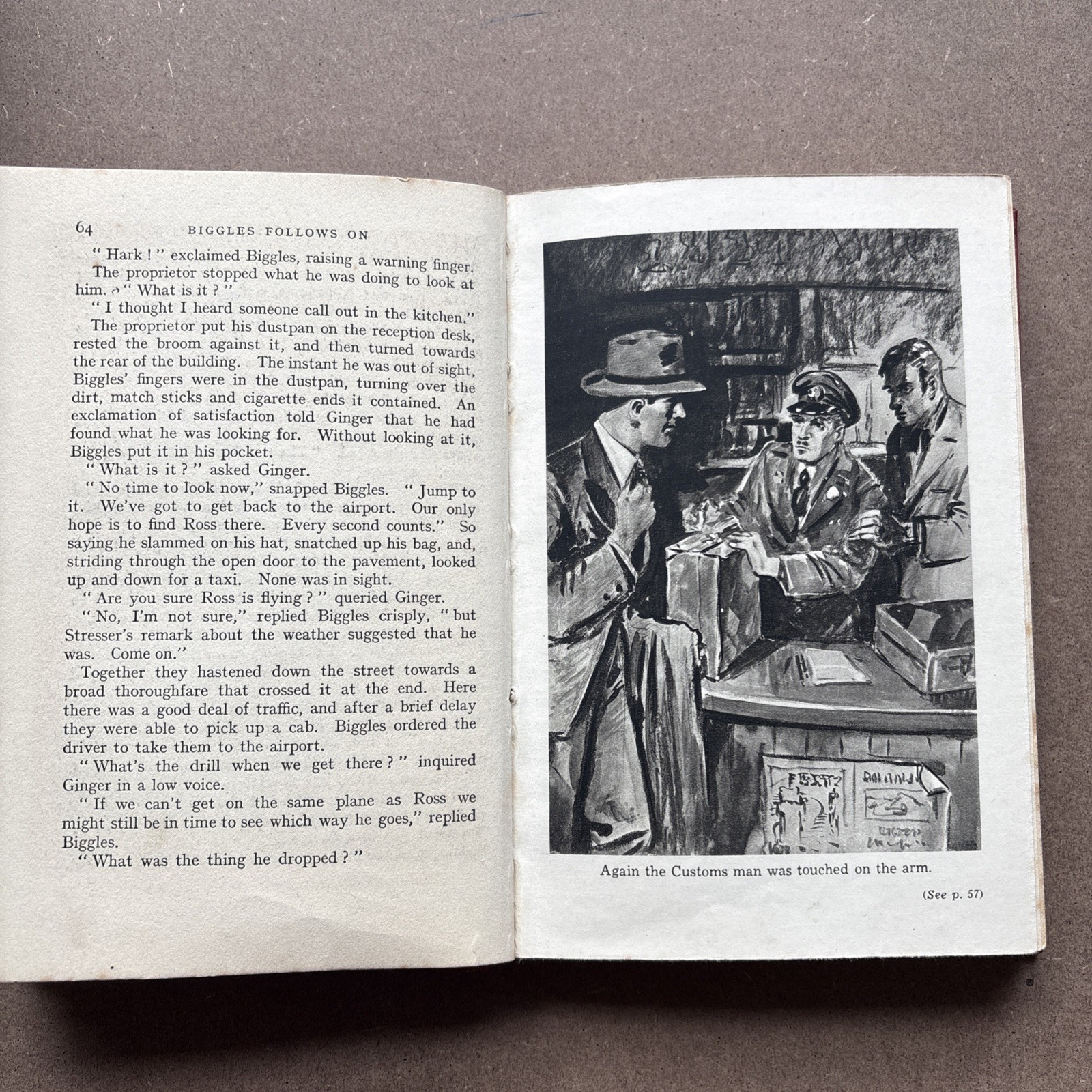 Biggles Follows On – Capt. W.E. Johns – H&S First Edition 1952 – Satisfactory