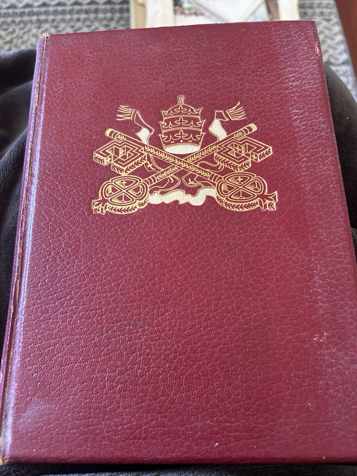 Vintage Red Leather “ The Holy Bible” 1958 Edition