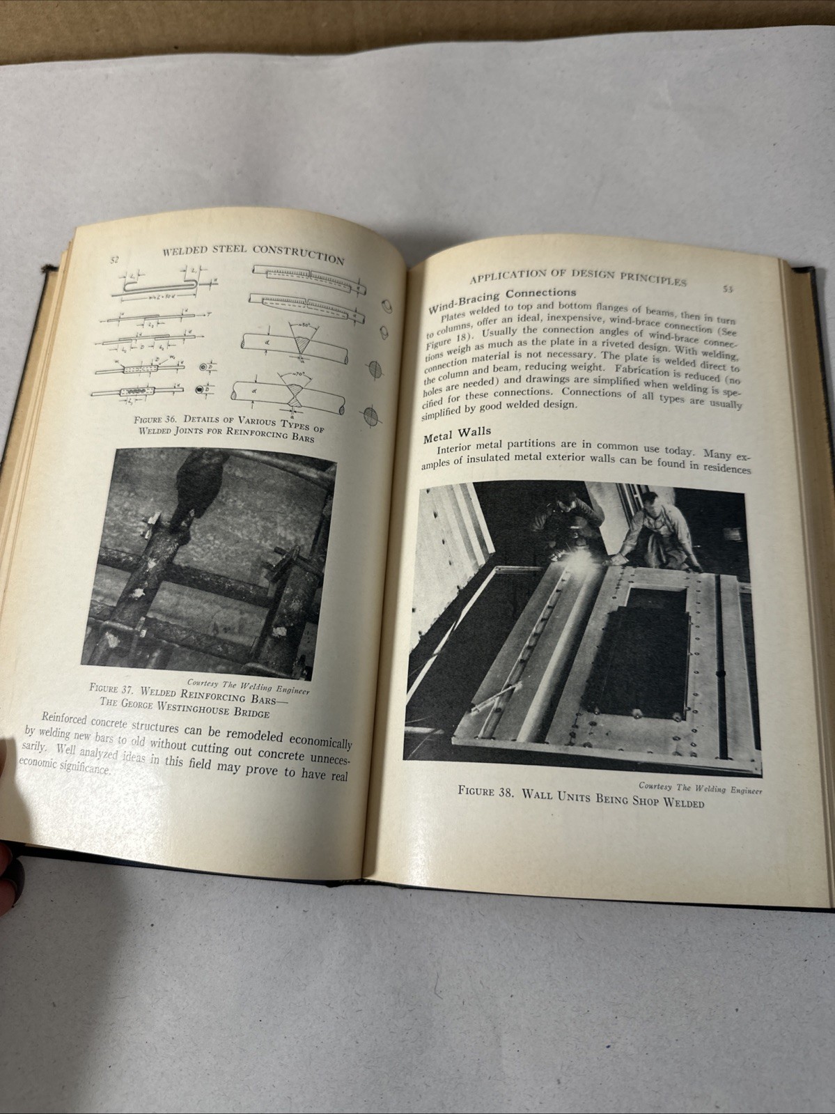 Welded Steel Construction by Robert S Hale 1938 First Edition Rare Book