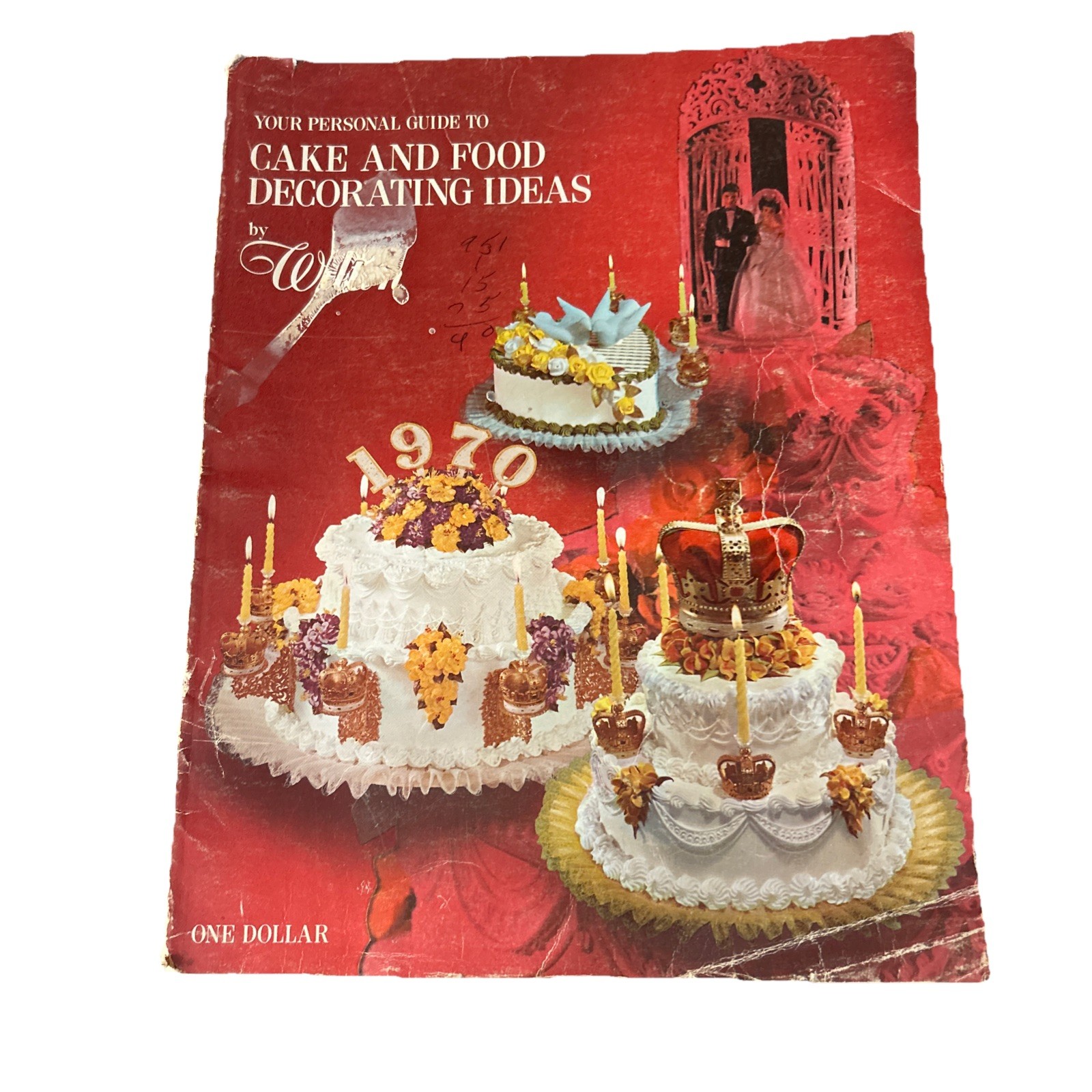 Vintage 1968 Wilton Yearbook of Cake and Food Decorating Ideas Book