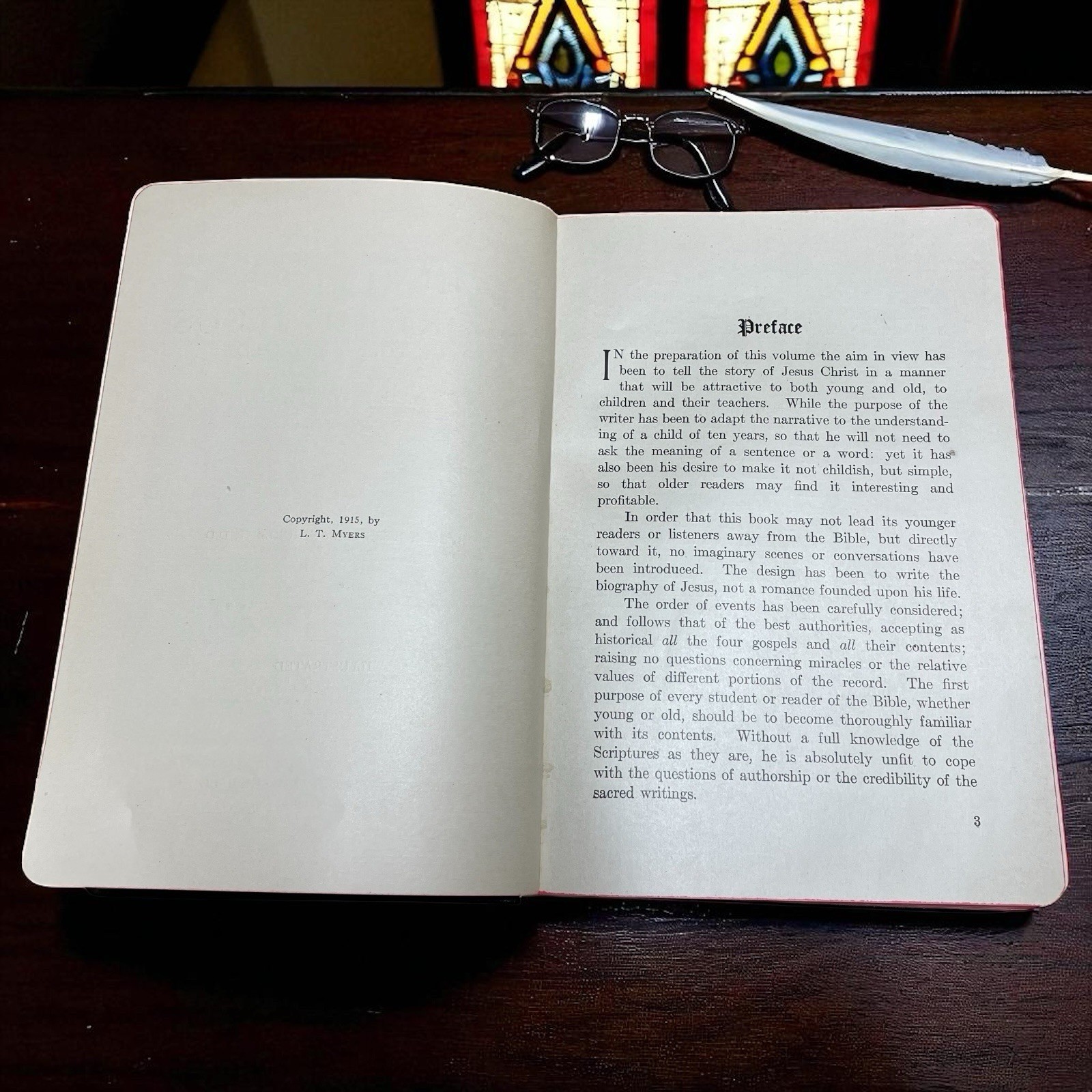 Hurlbut’s Story of Jesus for Young and Old 1915 Leather Cover