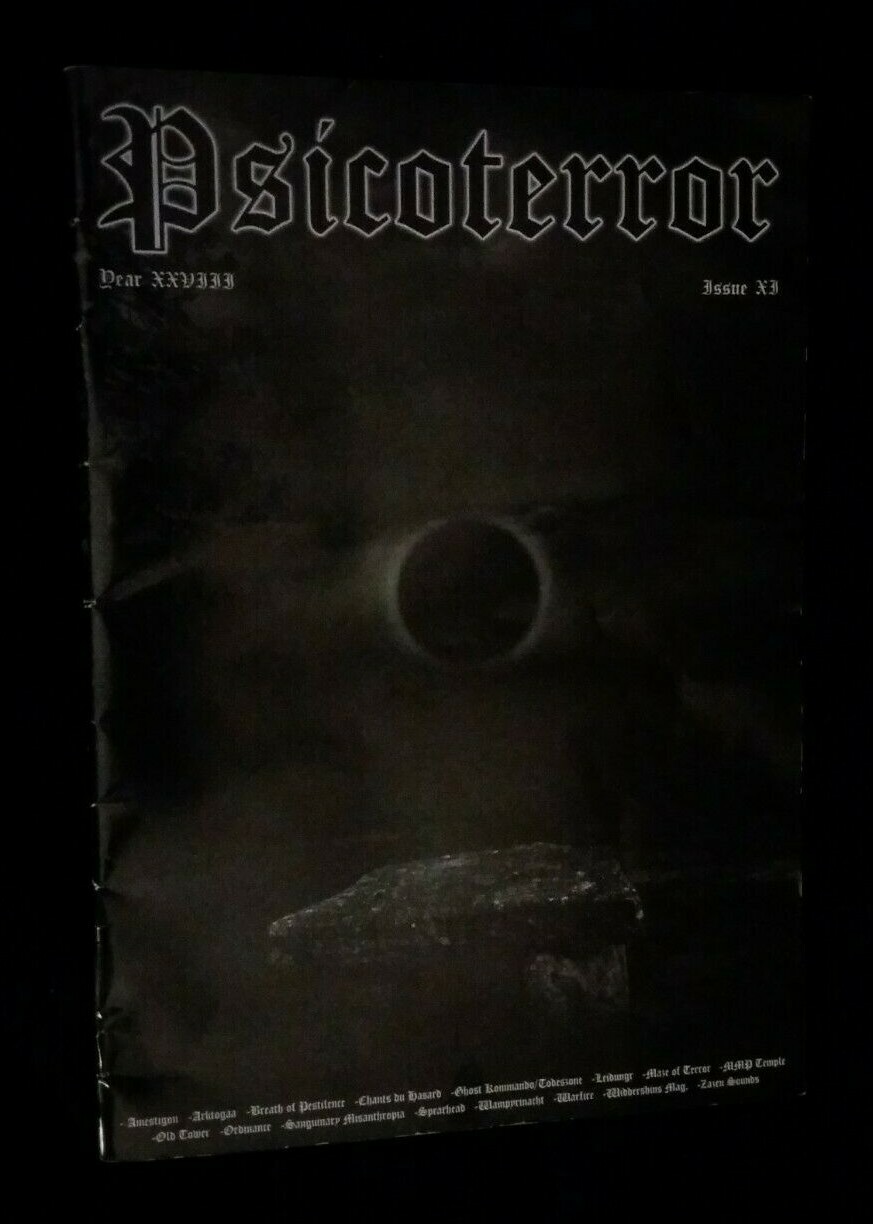 Psicoterror #XI Black Metal Heavy Metal Magazine Zine Death Metal