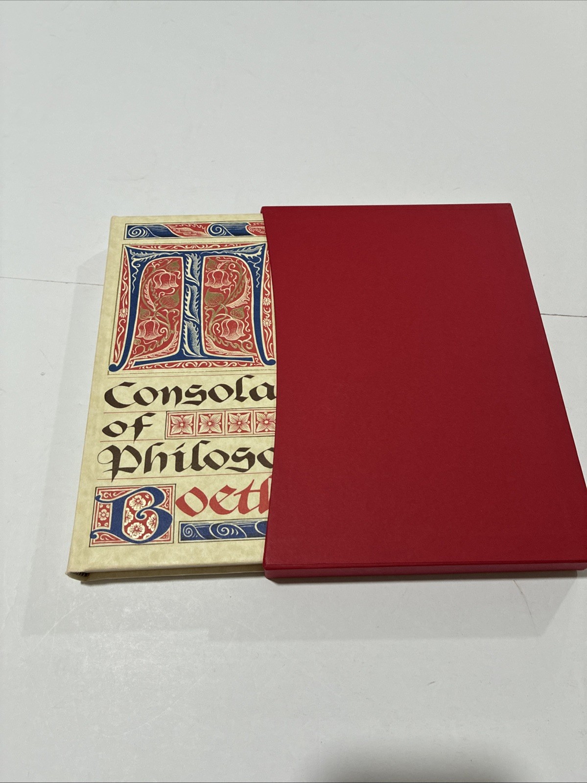 FOLIO SOCIETY — Boethius Consolation Philosophy — 1998 Hardcover In Slipcase
