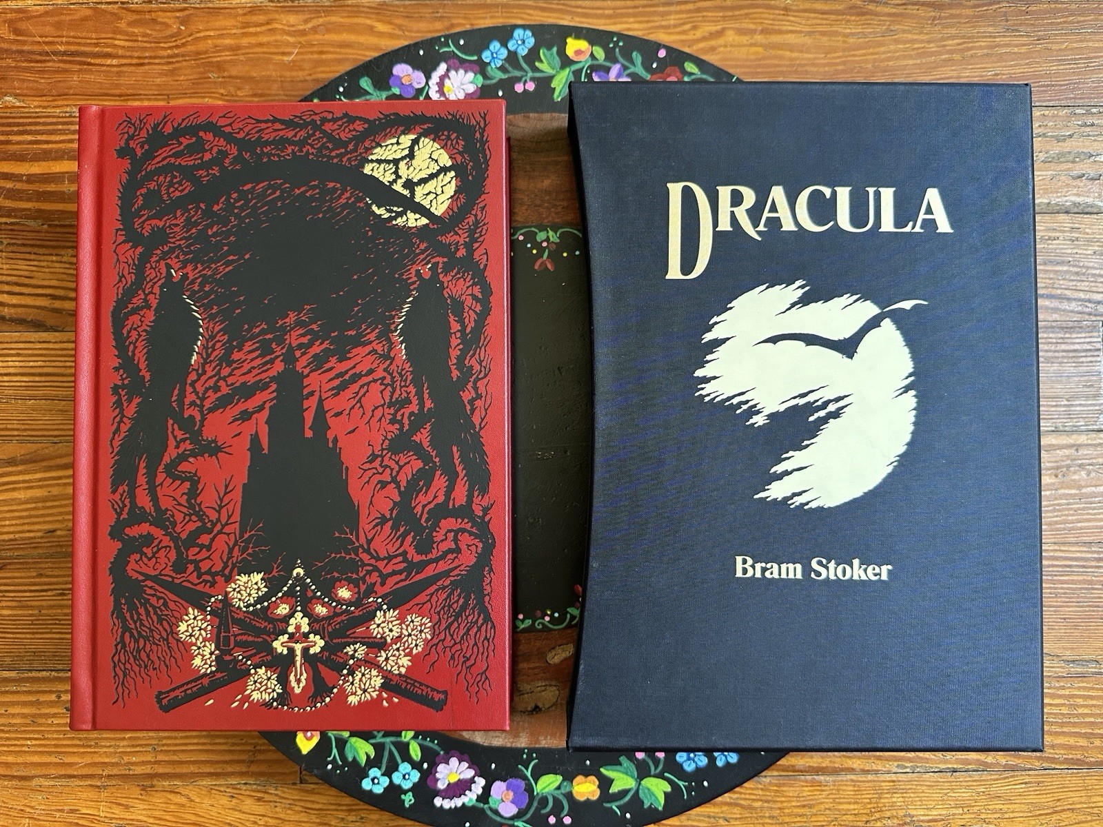 FOLIO SOCIETY LIMITED EDITION SIGNED – DRACULA – Bram Stoker – 2019 LEATHER #613