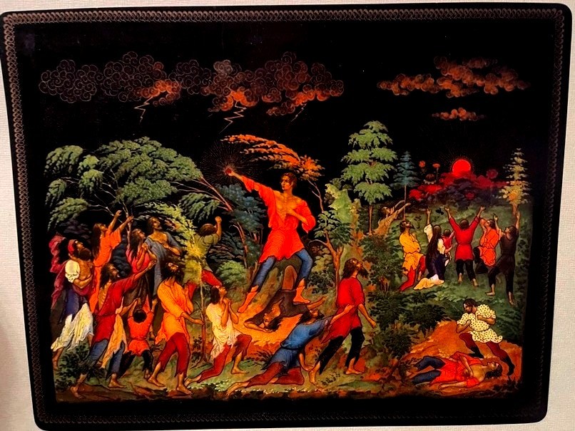 1958 PALEKH- Soviet Palex Art; ?????- ????????? ?????????? ?????? RUSSIAN ENG FR