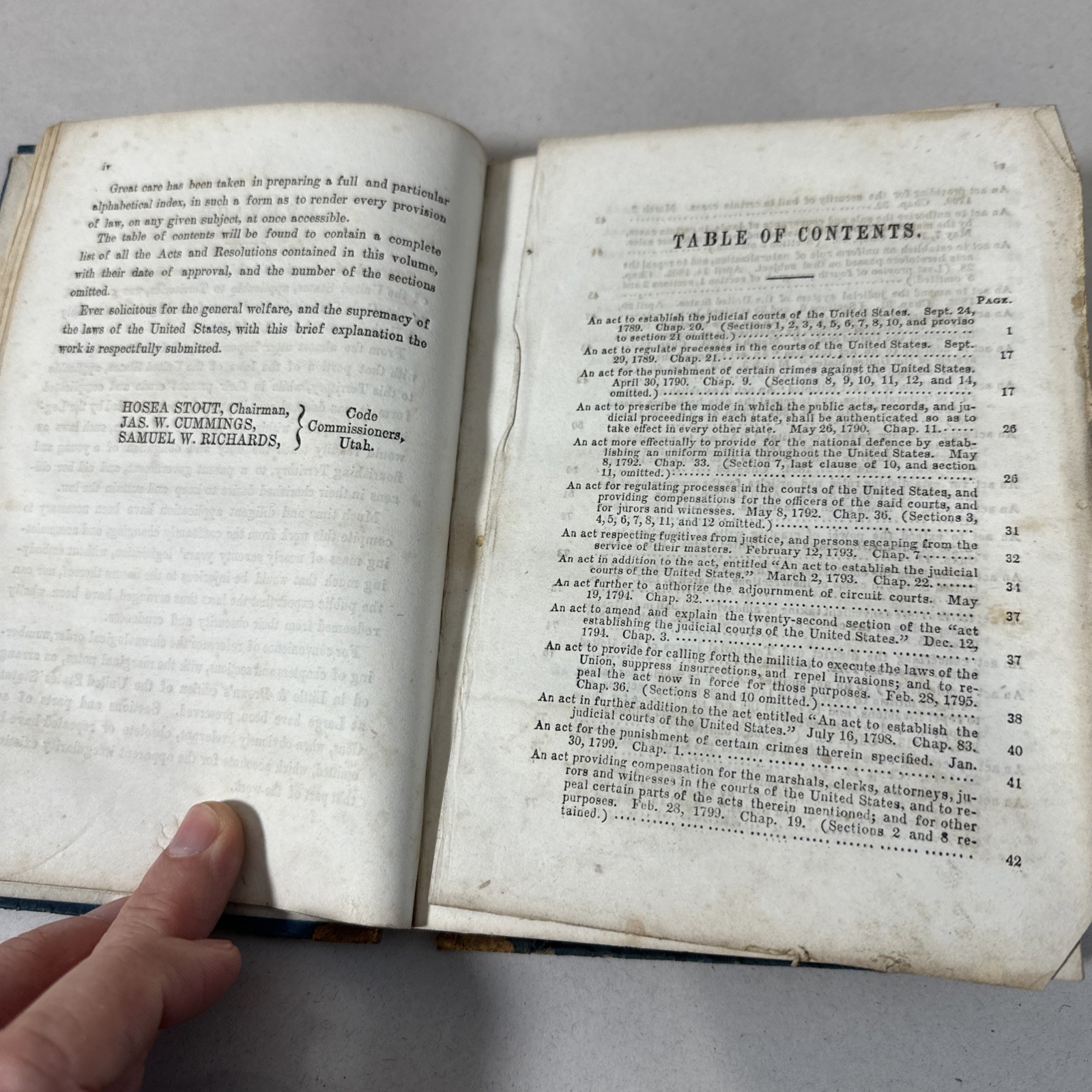 Acts Resolutions Territory Utah 6th Session 1857 Rare Mormon Book Salt Lake City