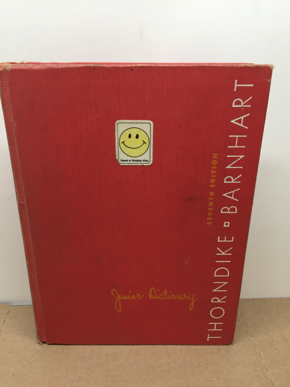 Thorndike Barnhart Junior Dictionary 7th 1968 Homeschool library addition