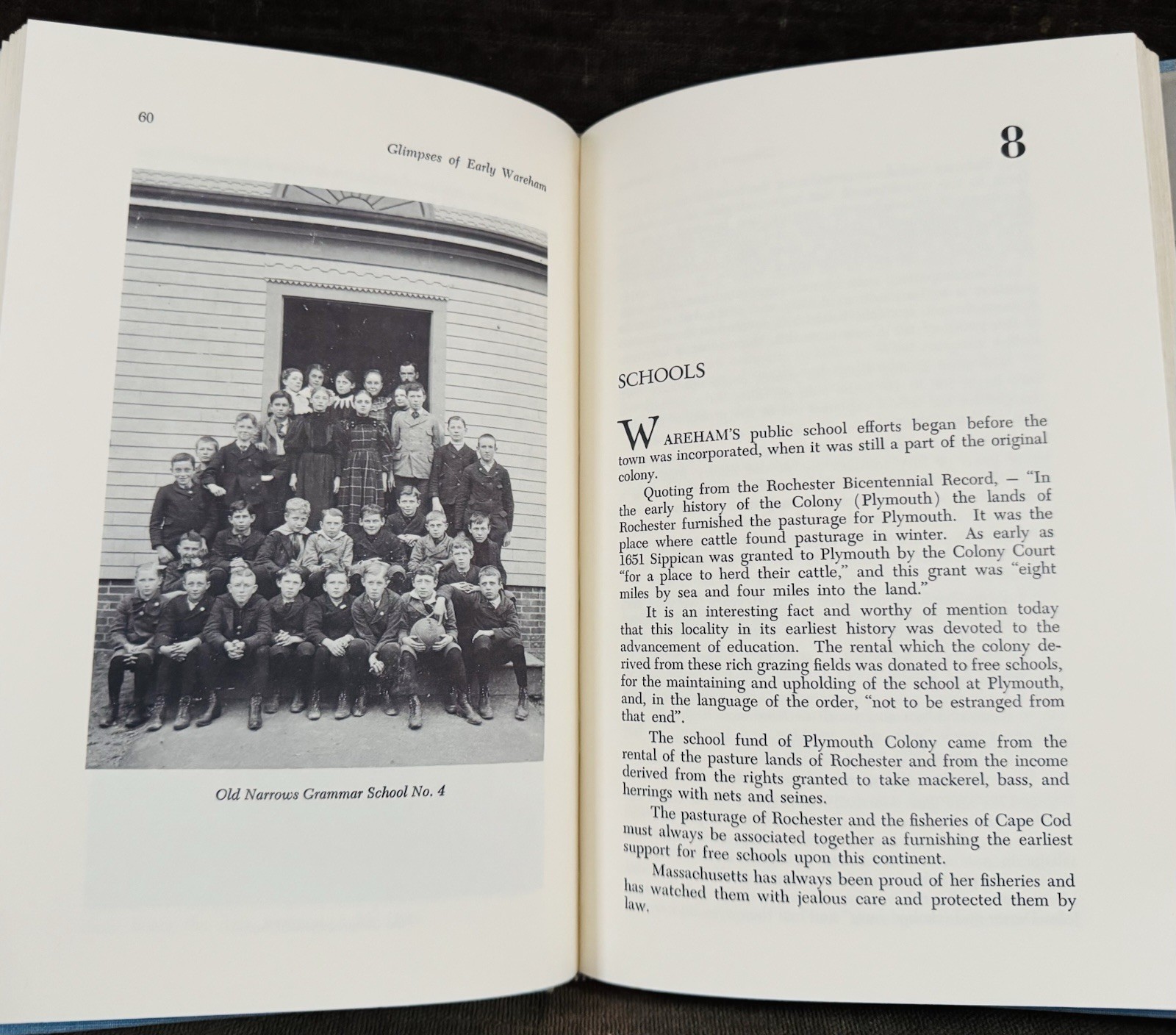 Glimpses of Early Wareham MA by Daisy Washburn Lovell 1970 Illustrated, Signed